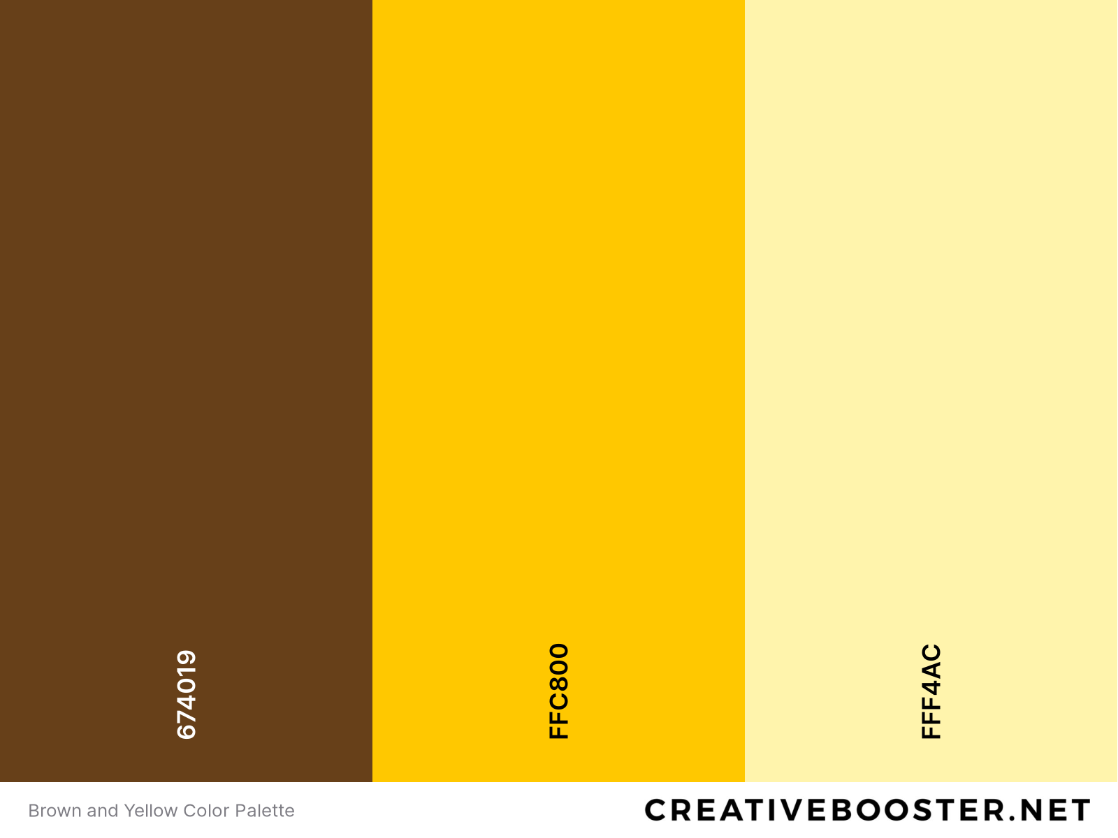 Brown and Yellow Color Palette