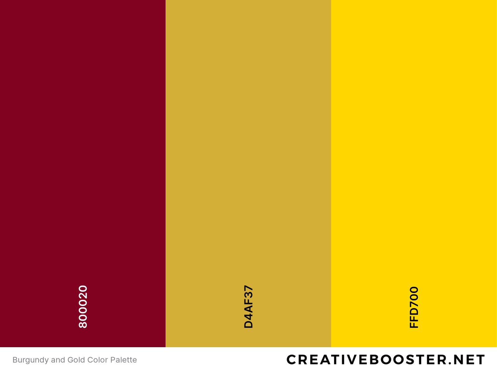 Burgundy and Gold Color Palette