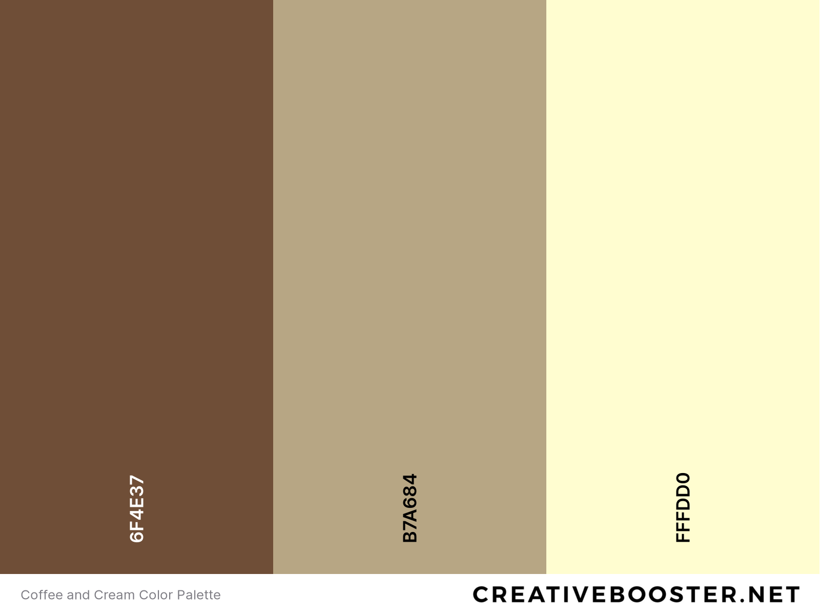 Coffee and Cream Color Palette