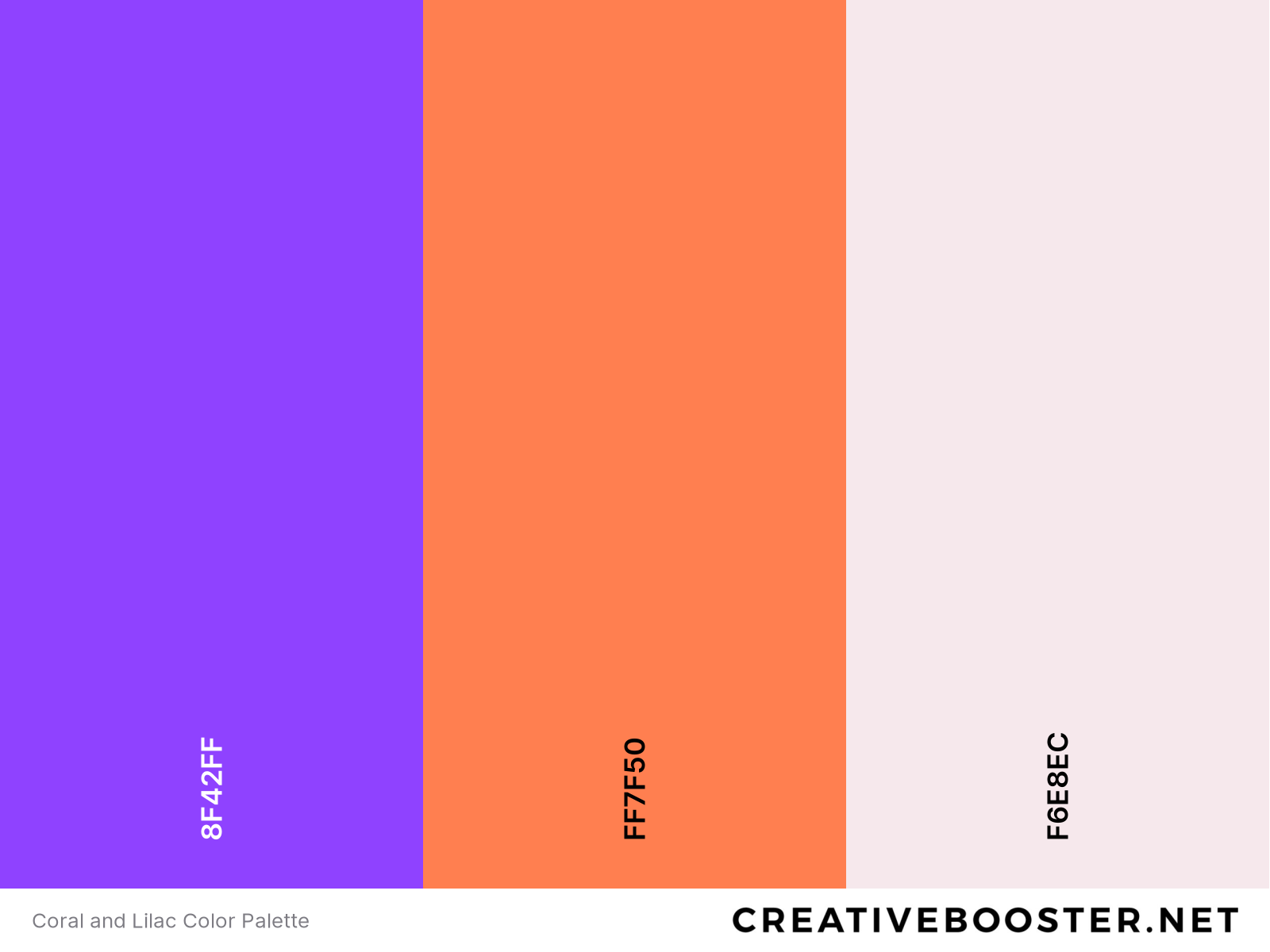 Coral and Lilac Color Palette