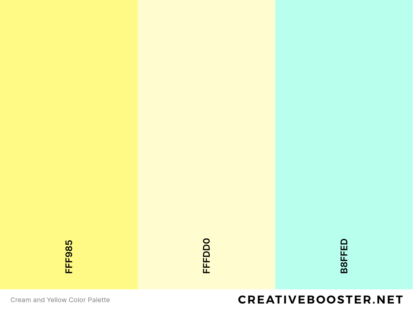 Cream and Yellow Color Palette