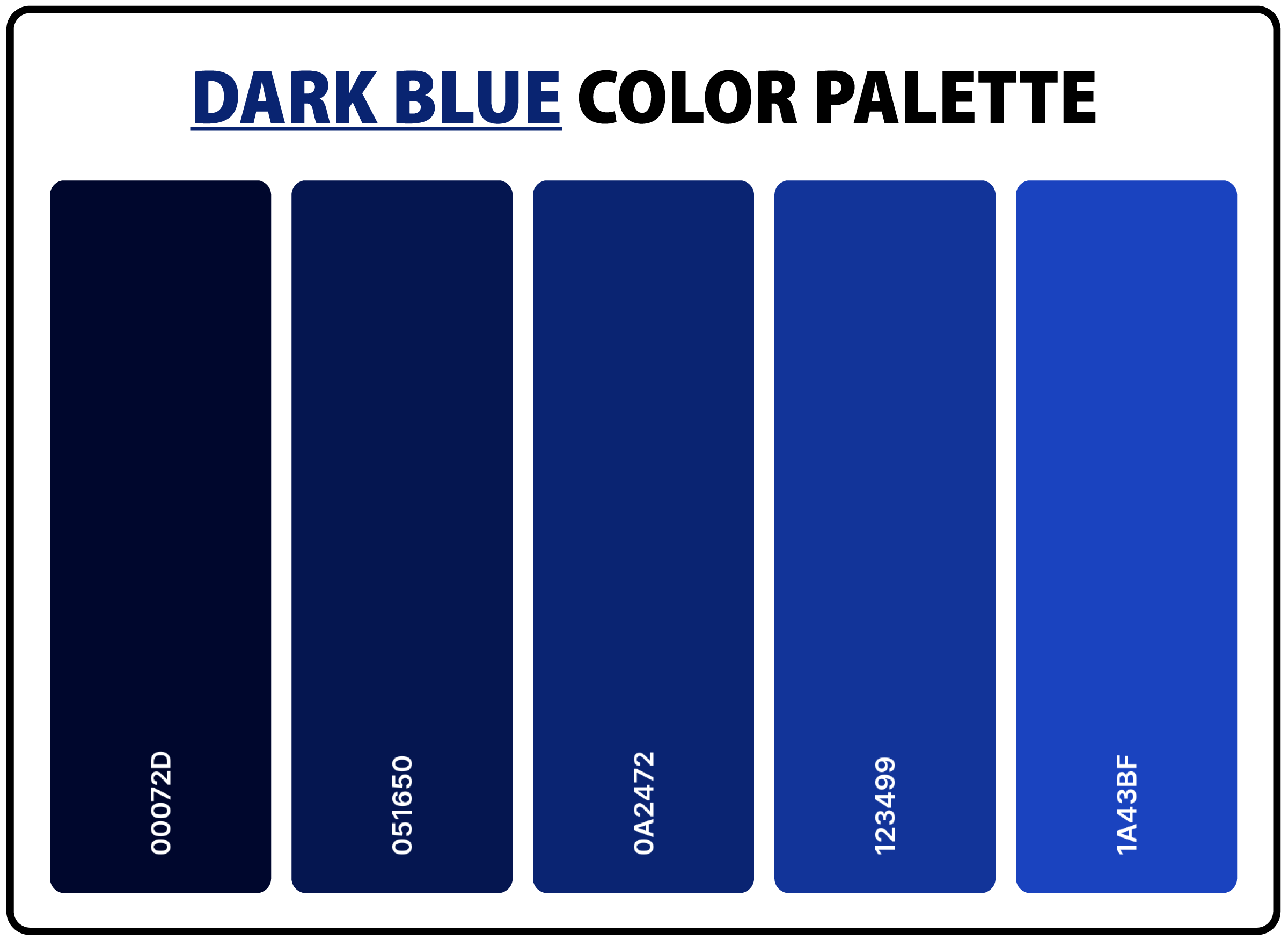 27 Best Blue Color Palettes with Names & Hex Codes – CreativeBooster