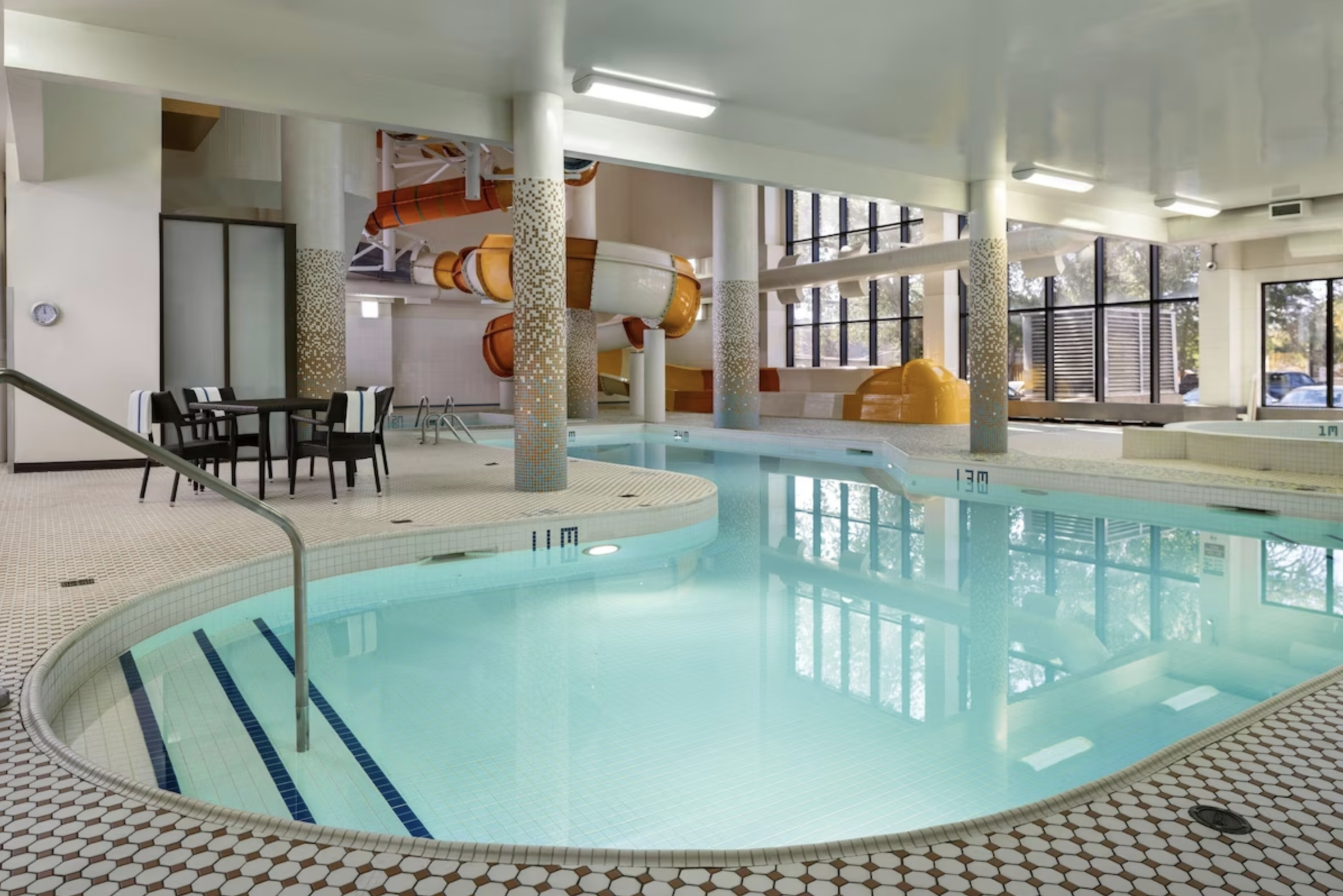 Delta Hotels by Marriott Saskatoon Downtown - Image from the Hotel Pool with Waterslide