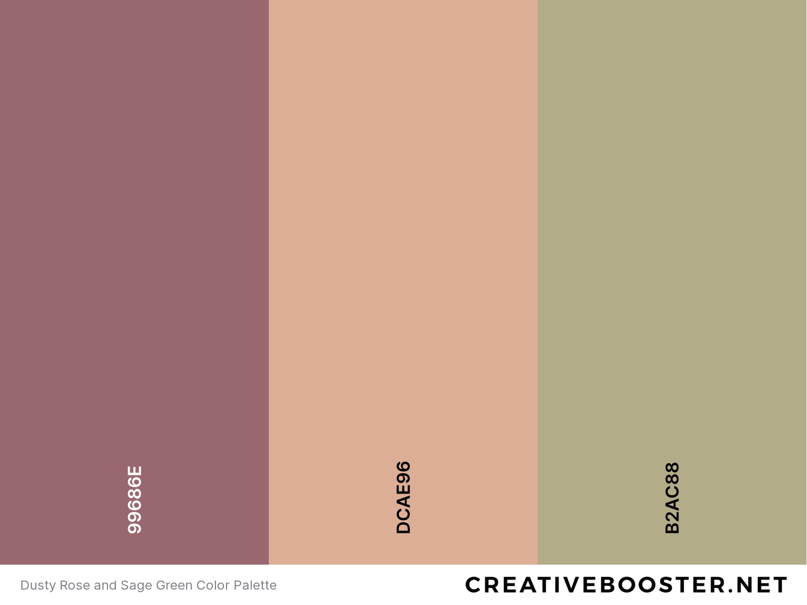Dusty Rose and Sage Green Color Palette