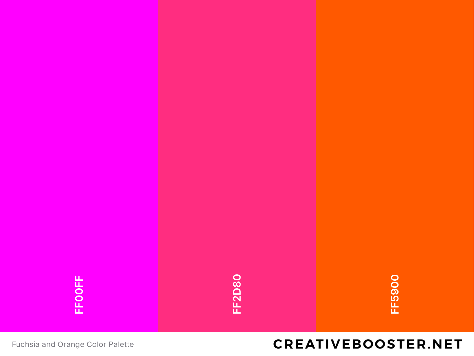 Fuchsia and Orange Color Palette