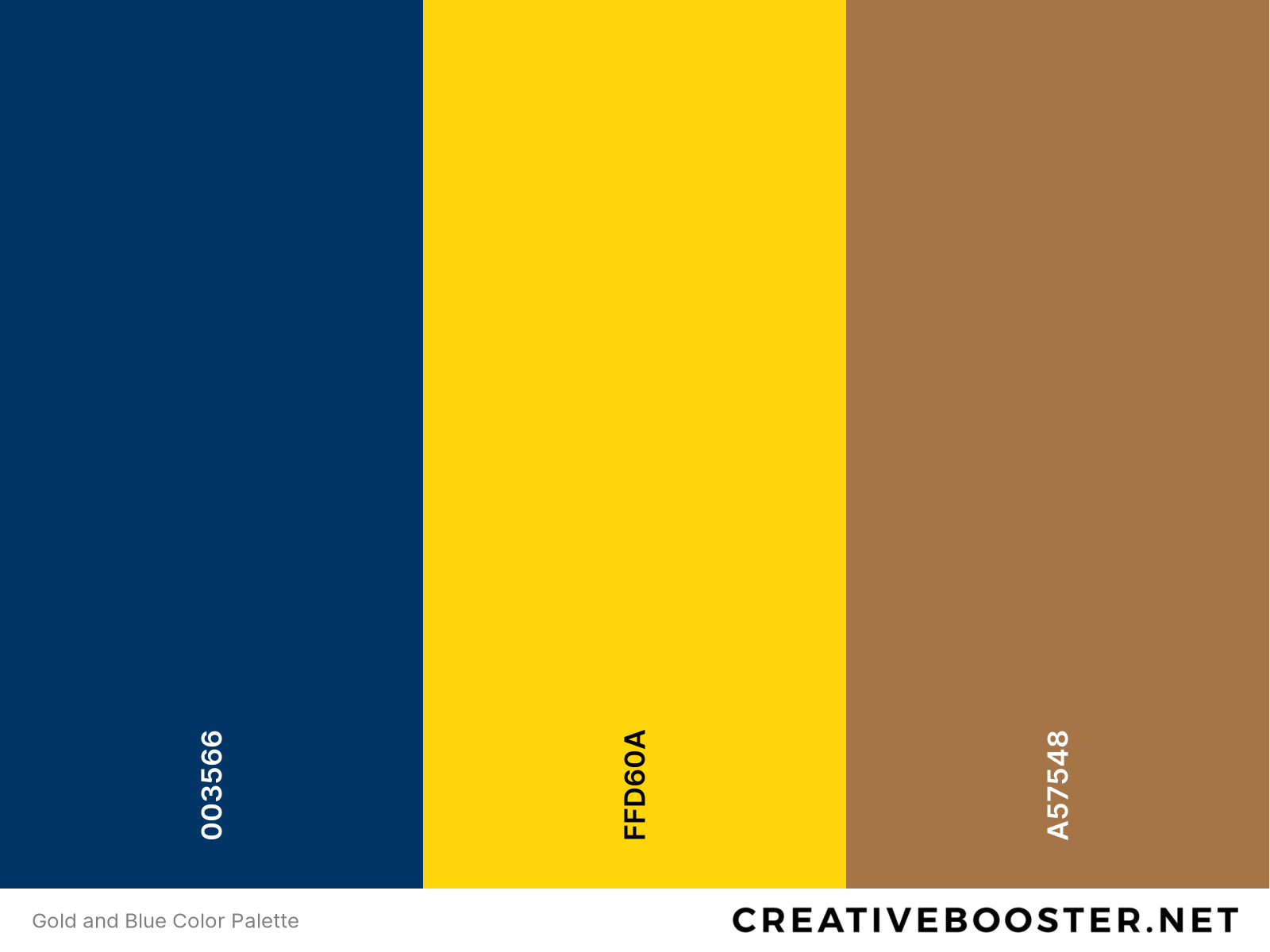Gold and Blue Color Palette