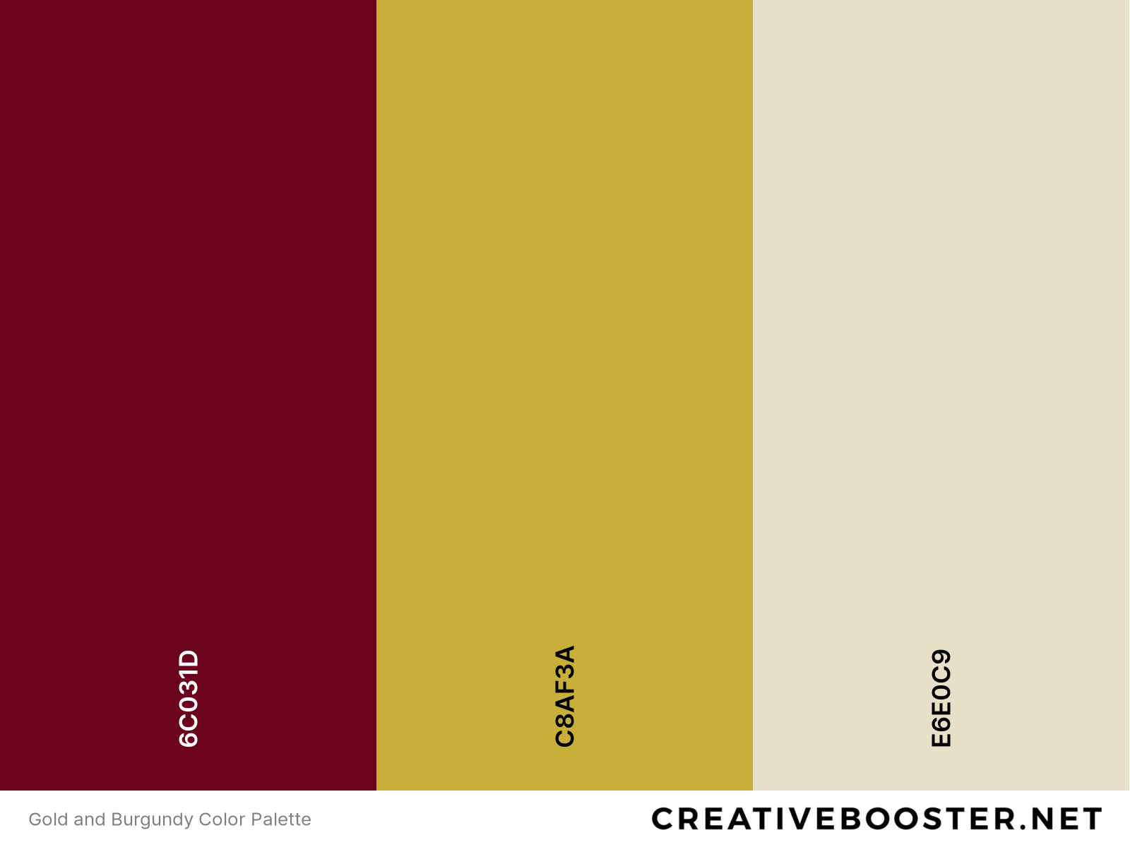 Gold and Burgundy Color Palette