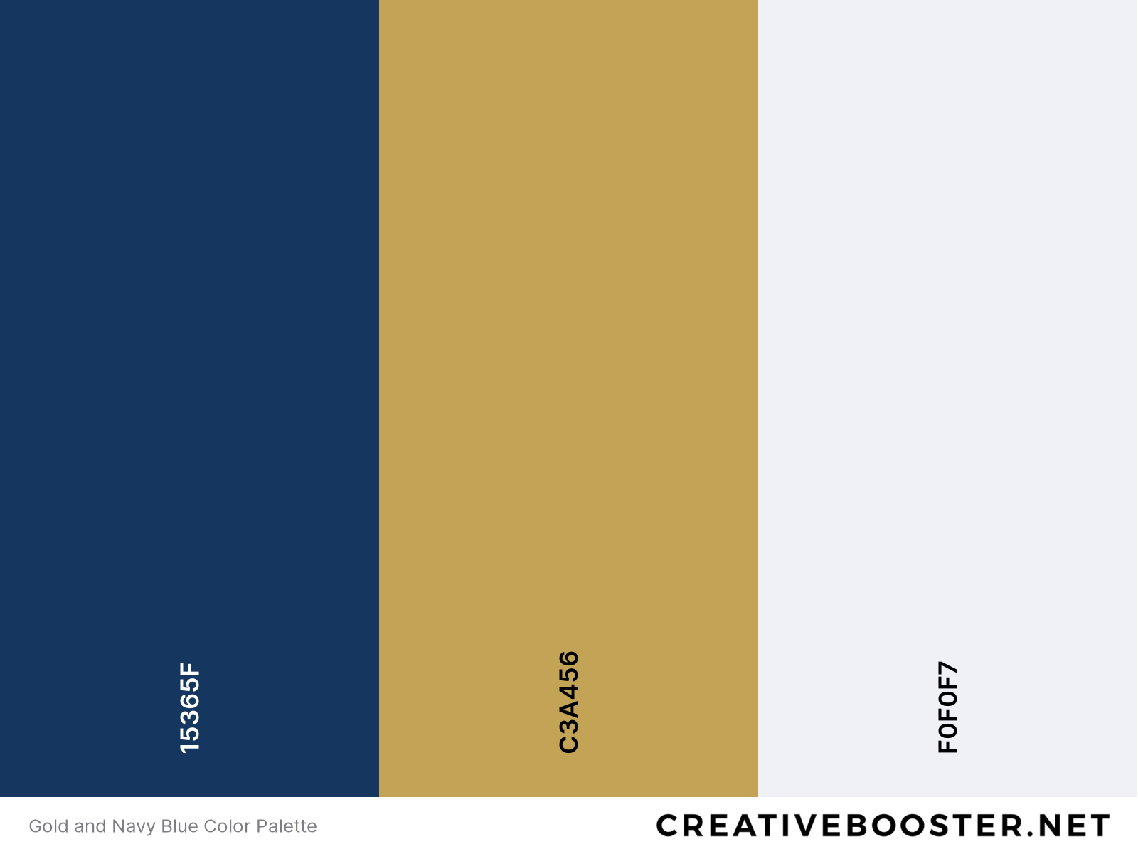 Gold and Navy Blue Color Palette