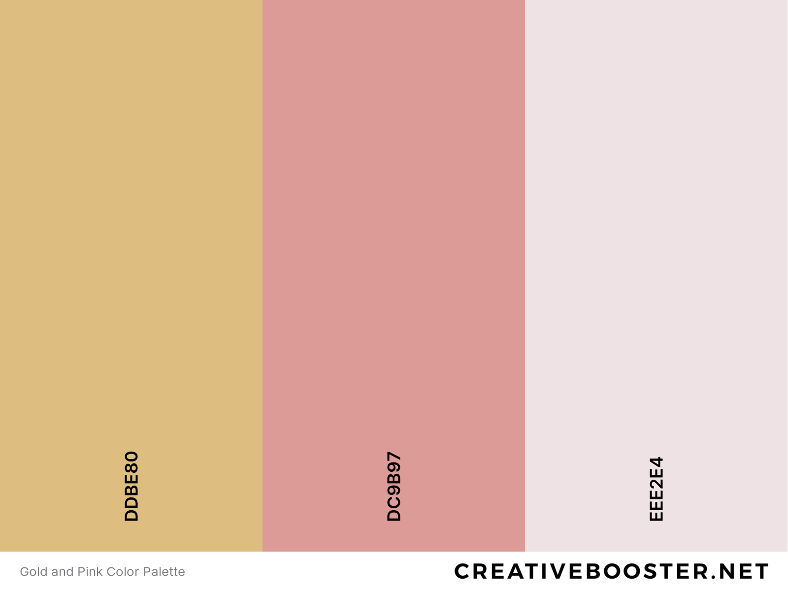 Gold and Pink Color Palette