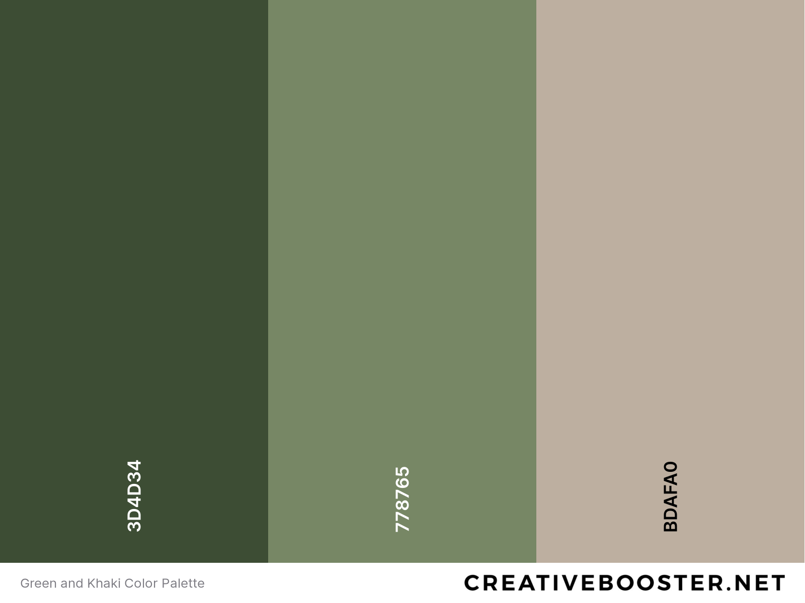 Green and Khaki Color Palette