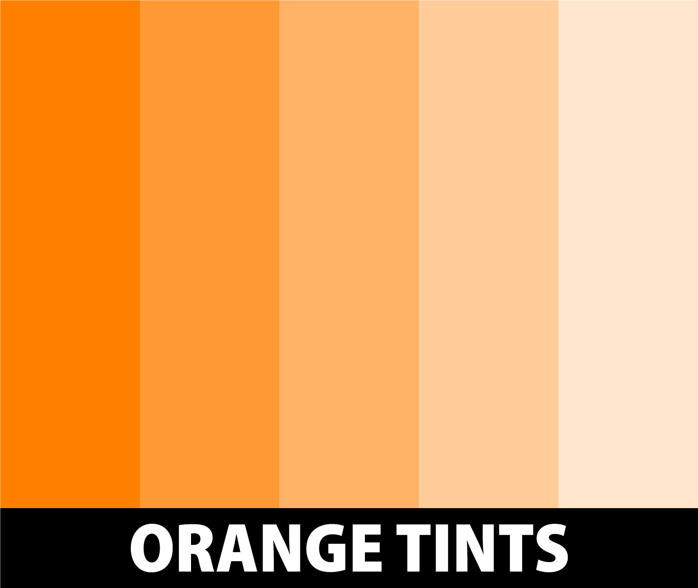 Light-(Tints)-Orange-Shades-Color-Palette