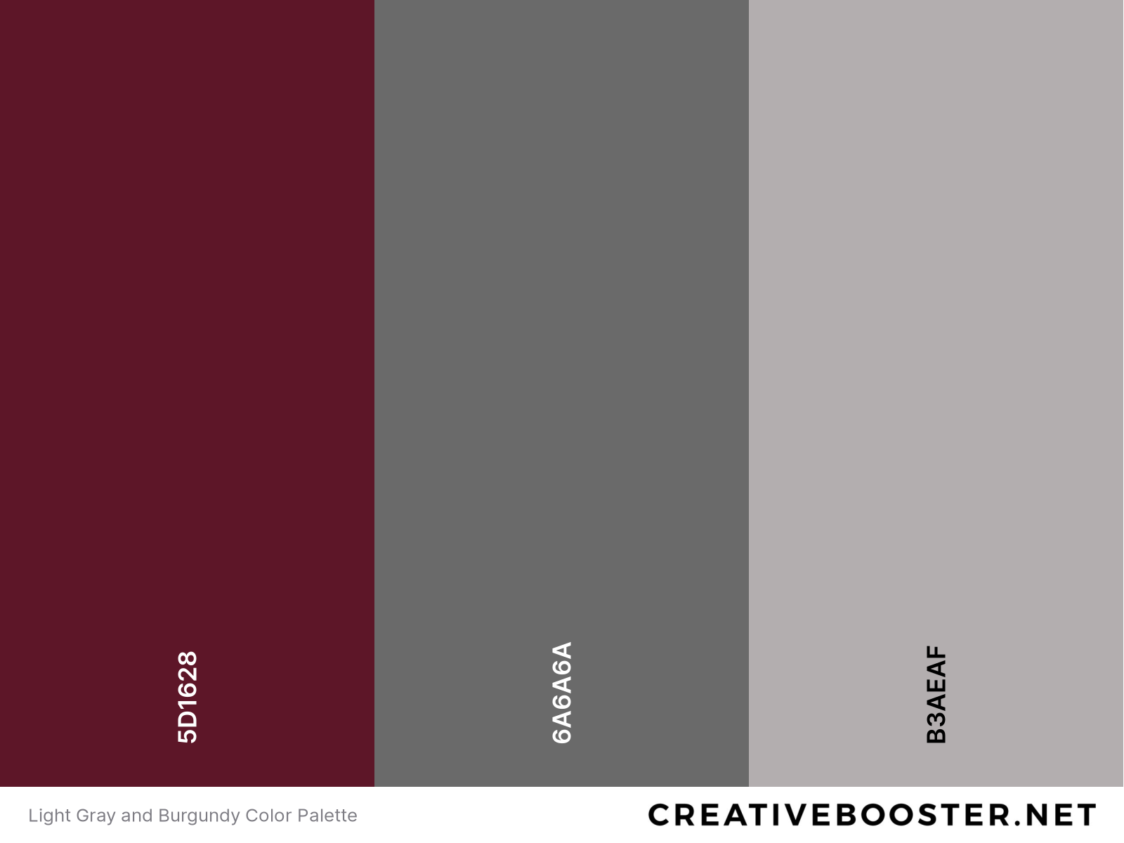 Light Gray and Burgundy Color Palette
