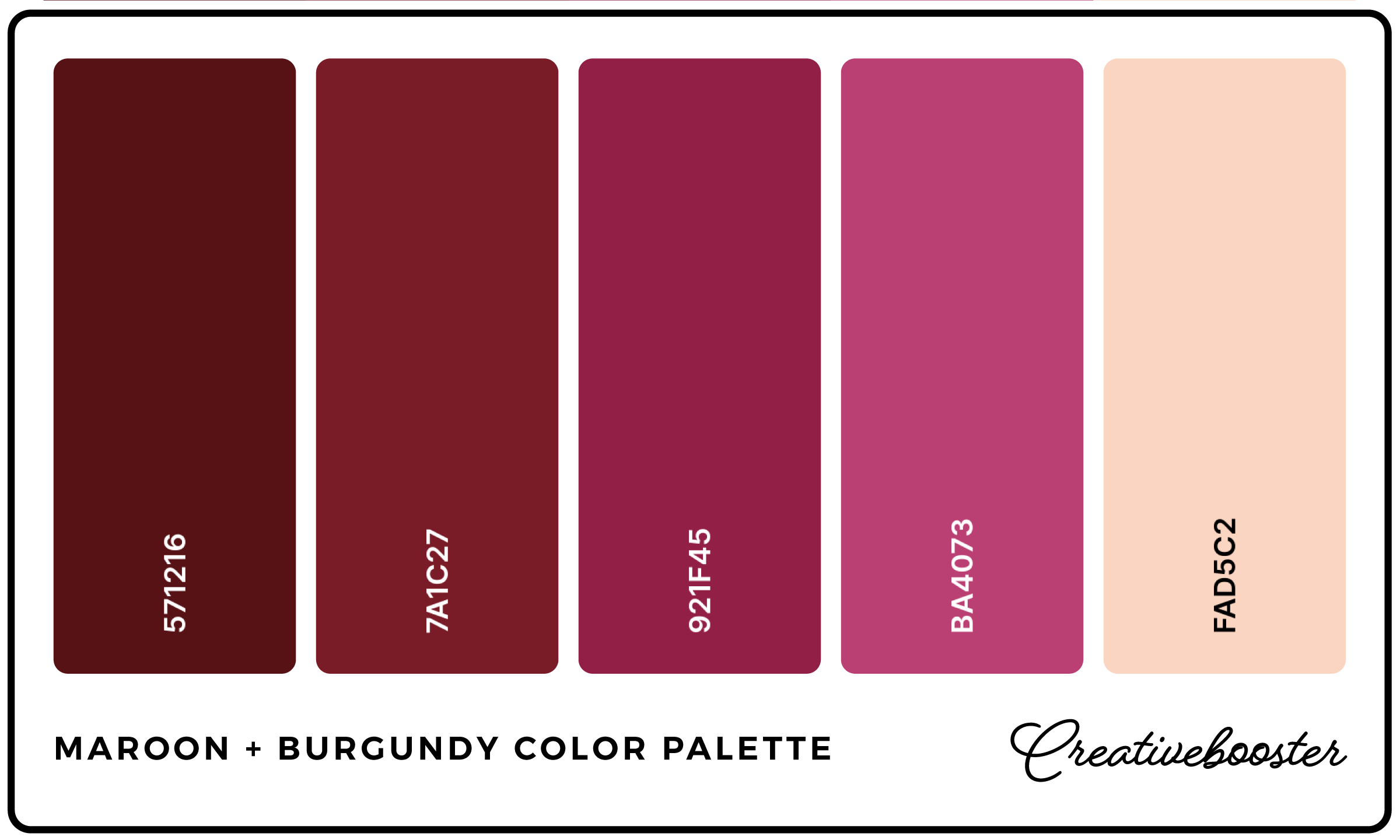 20+ Best Maroon Color Palettes (Colors That Go With Maroon ...