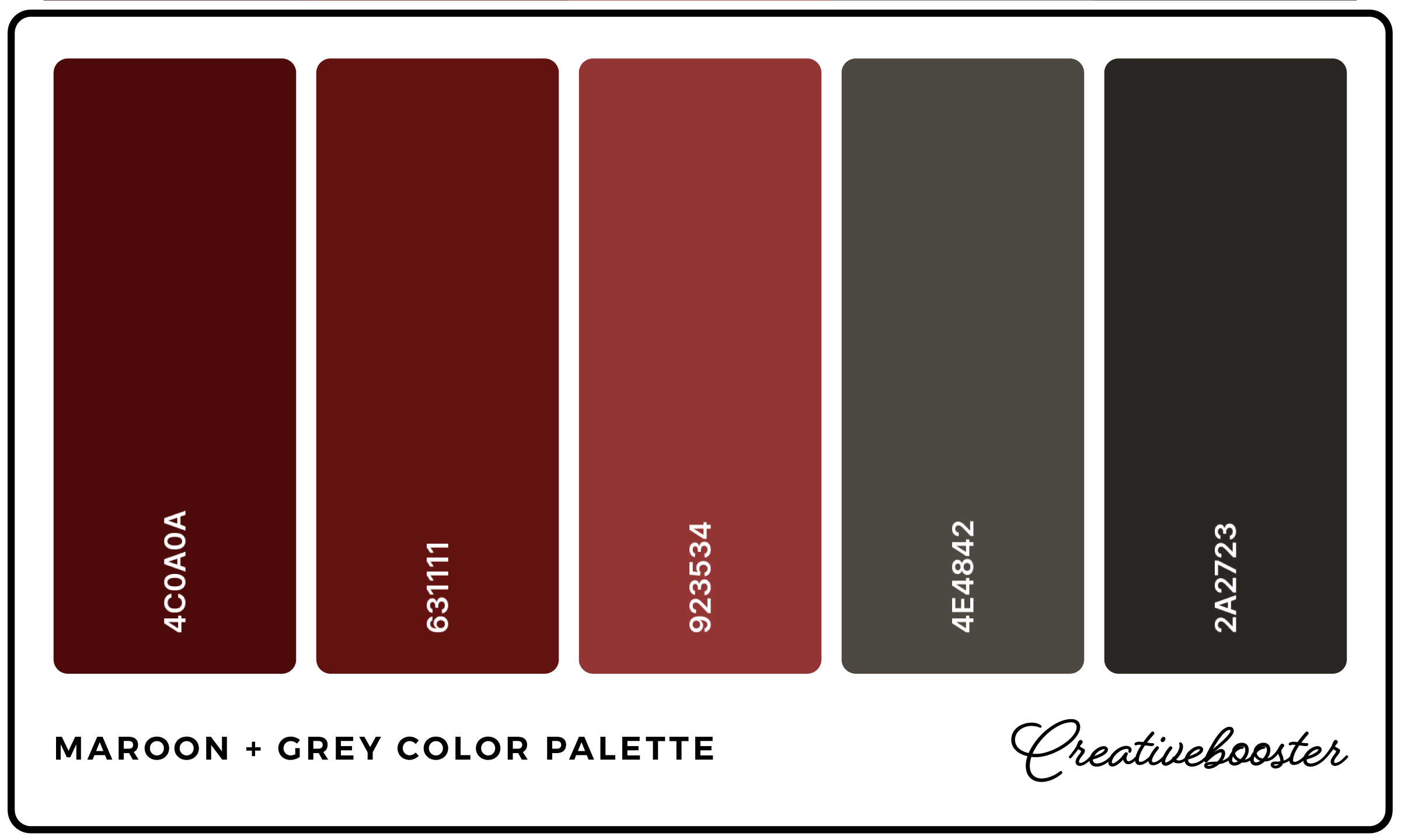 Maroon And Grey Color Palette With Hex Codes ?v=1687780844