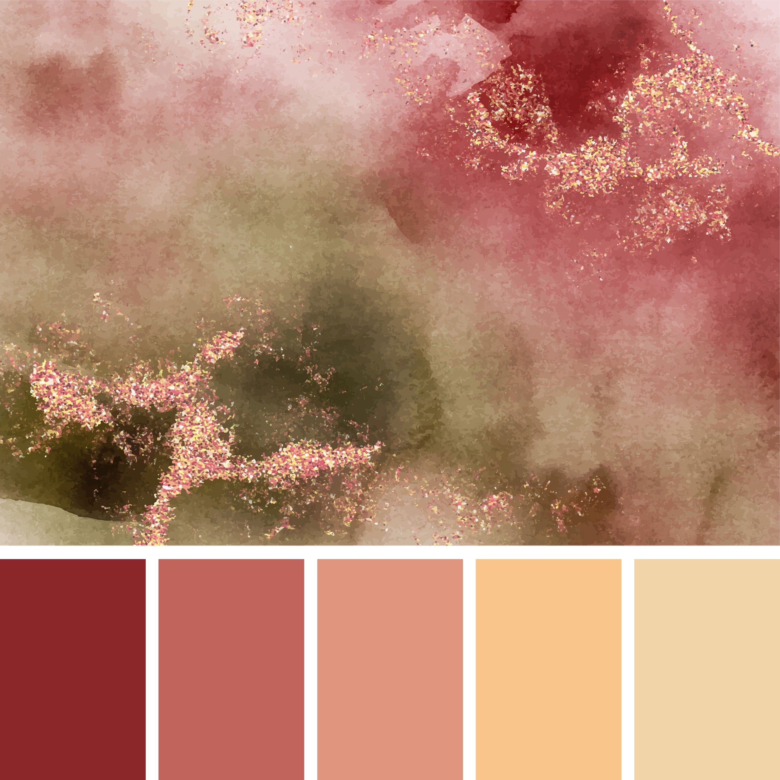 Maroon-and-Rose-Gold-Color-Palette