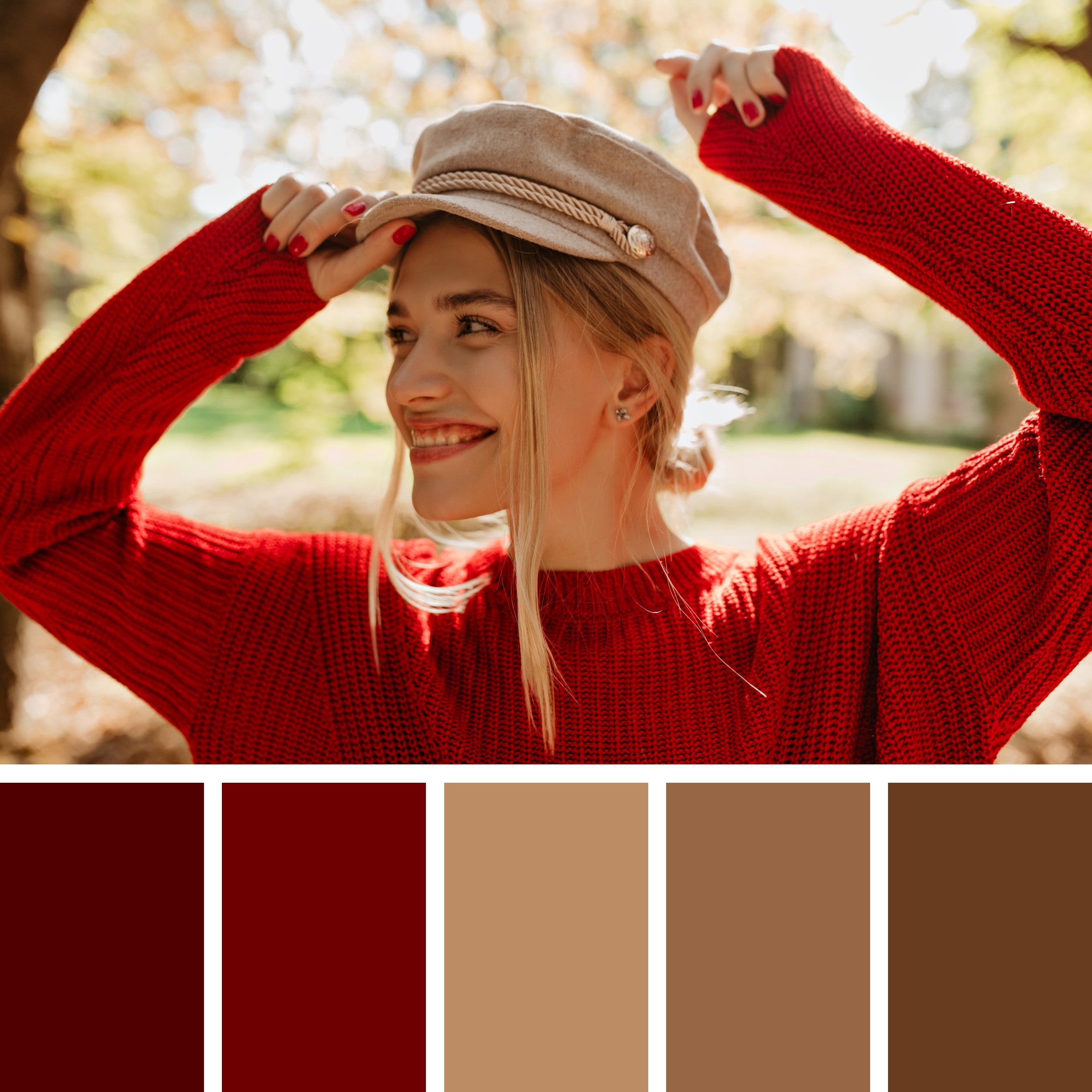 Maroon-and-Tan-Color-Palette