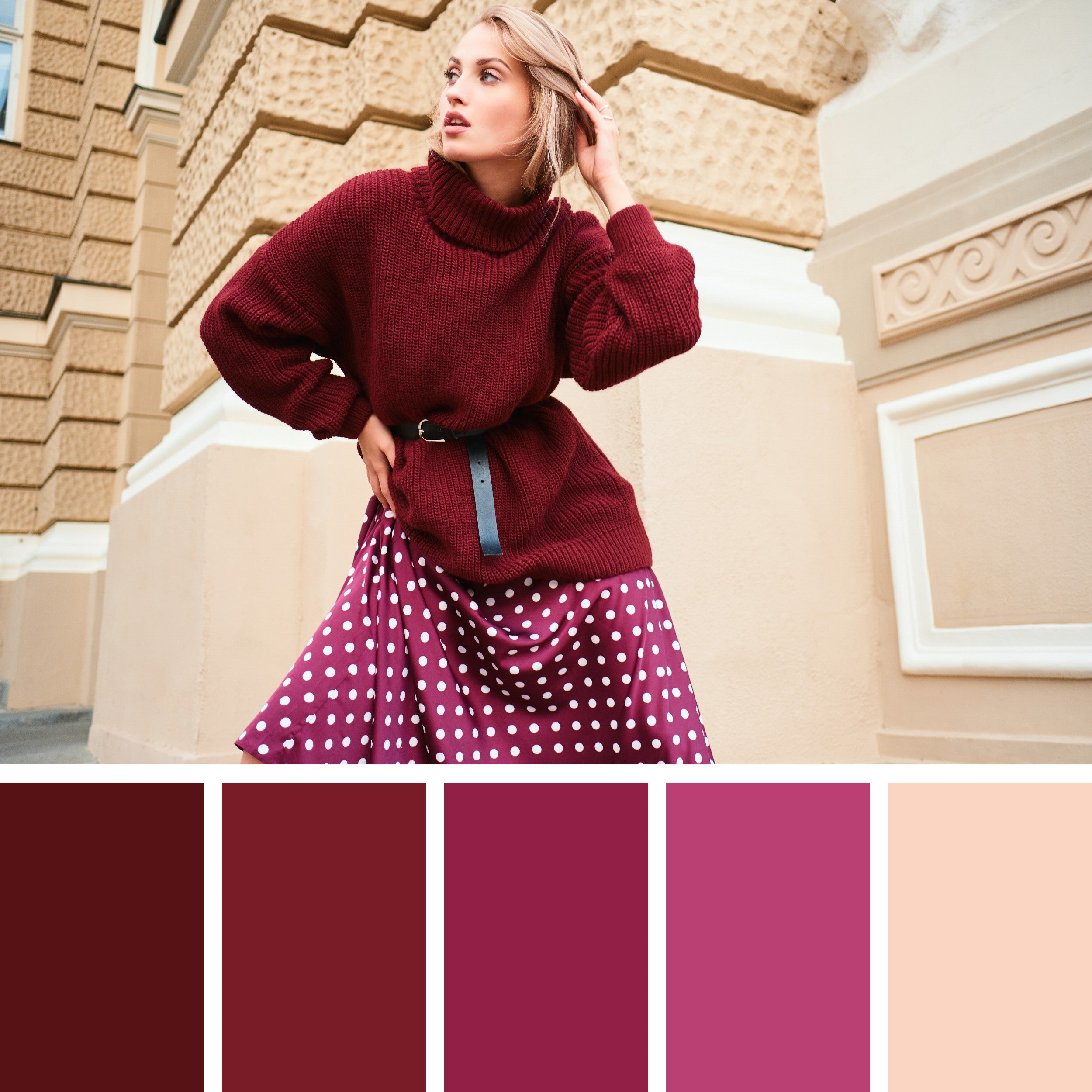 Maroon and Burgundy Color Palette