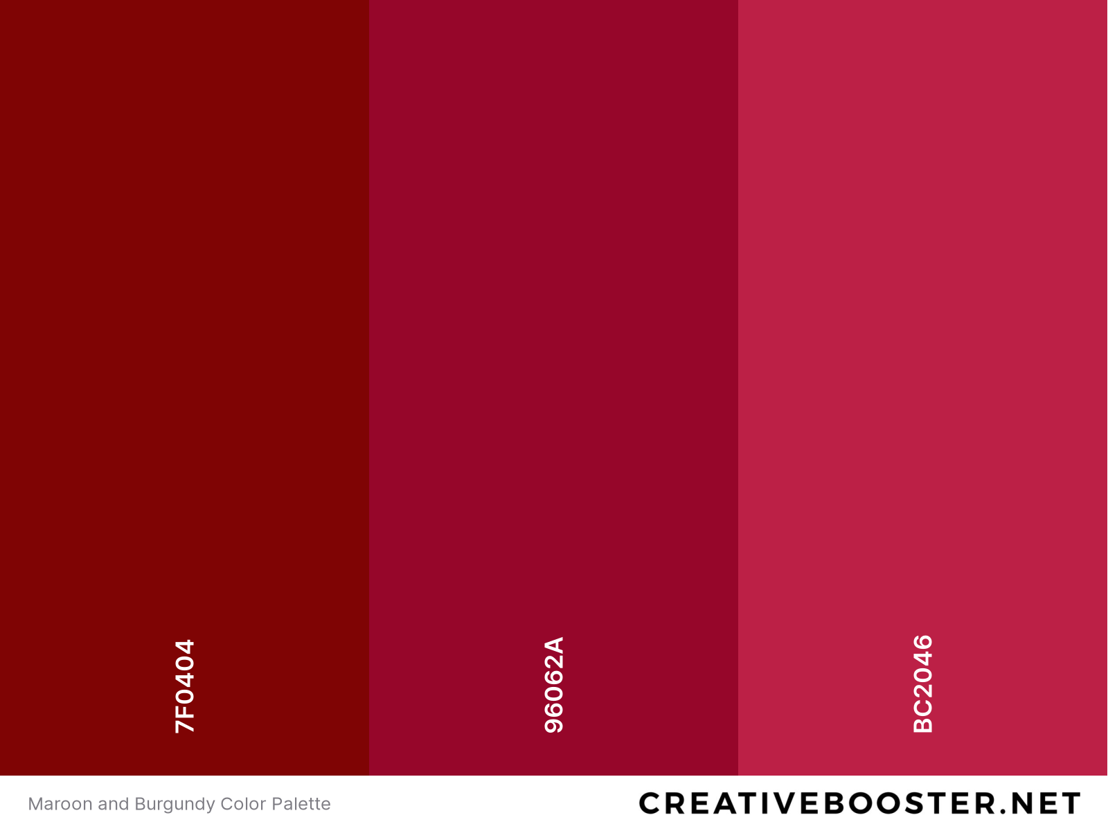 Maroon and Burgundy Color Palette