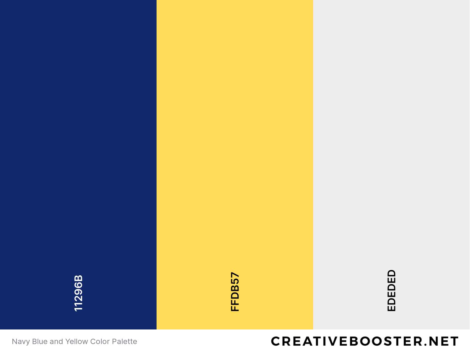 Navy Blue and Yellow Color Palette