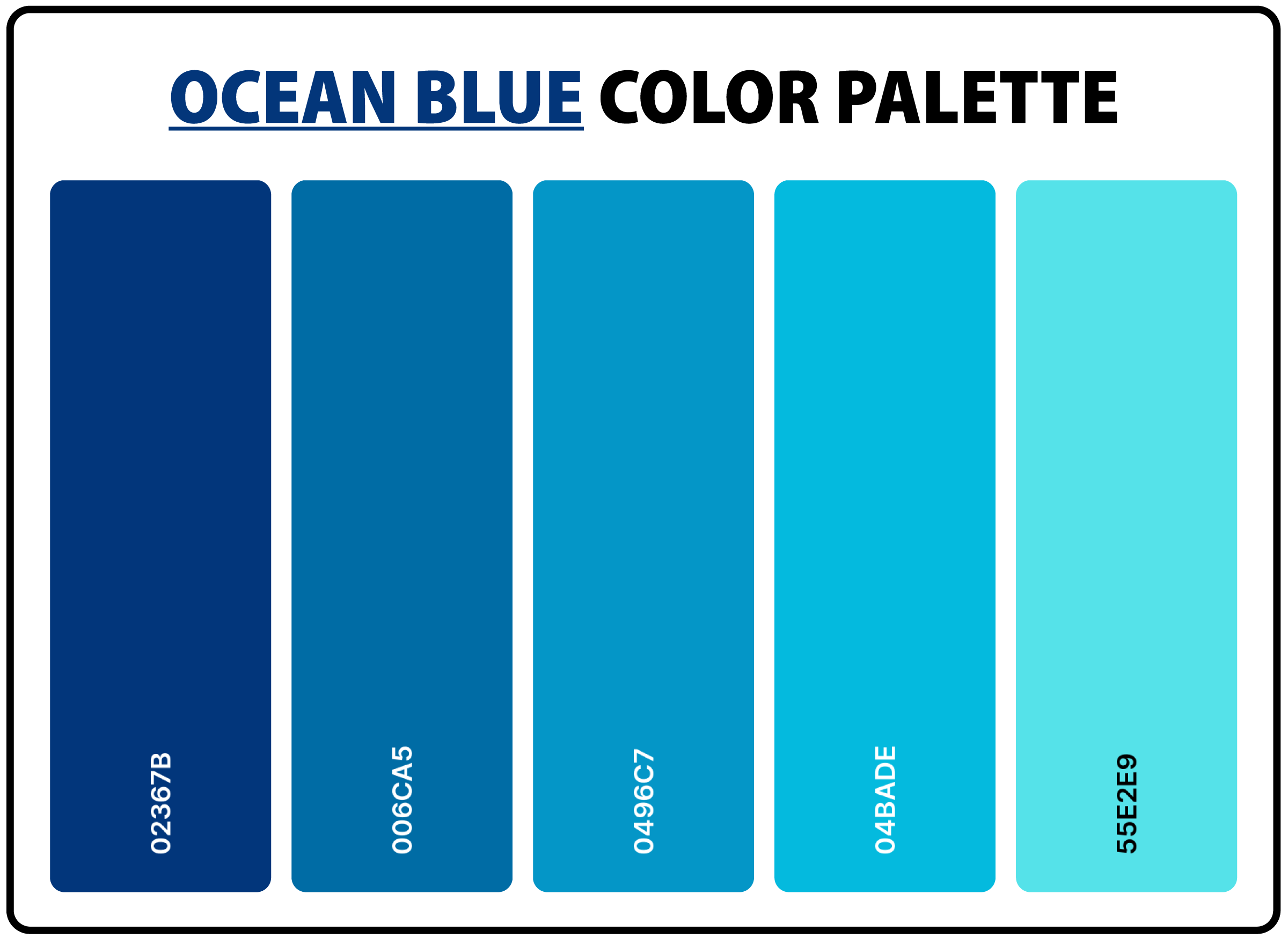 27 Best Blue Color Palettes with Names & Hex Codes – CreativeBooster