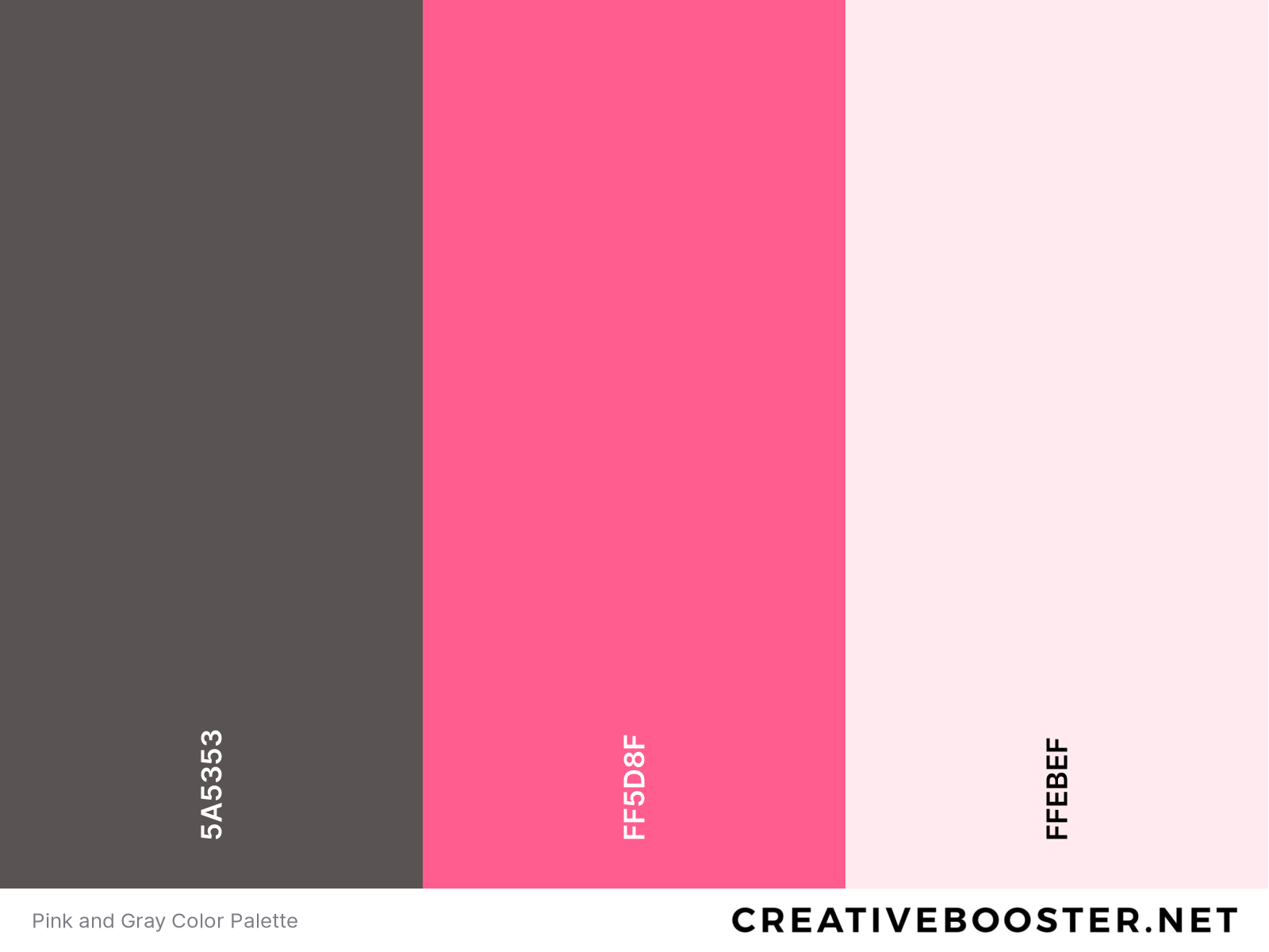 Pink and Gray Color Palette