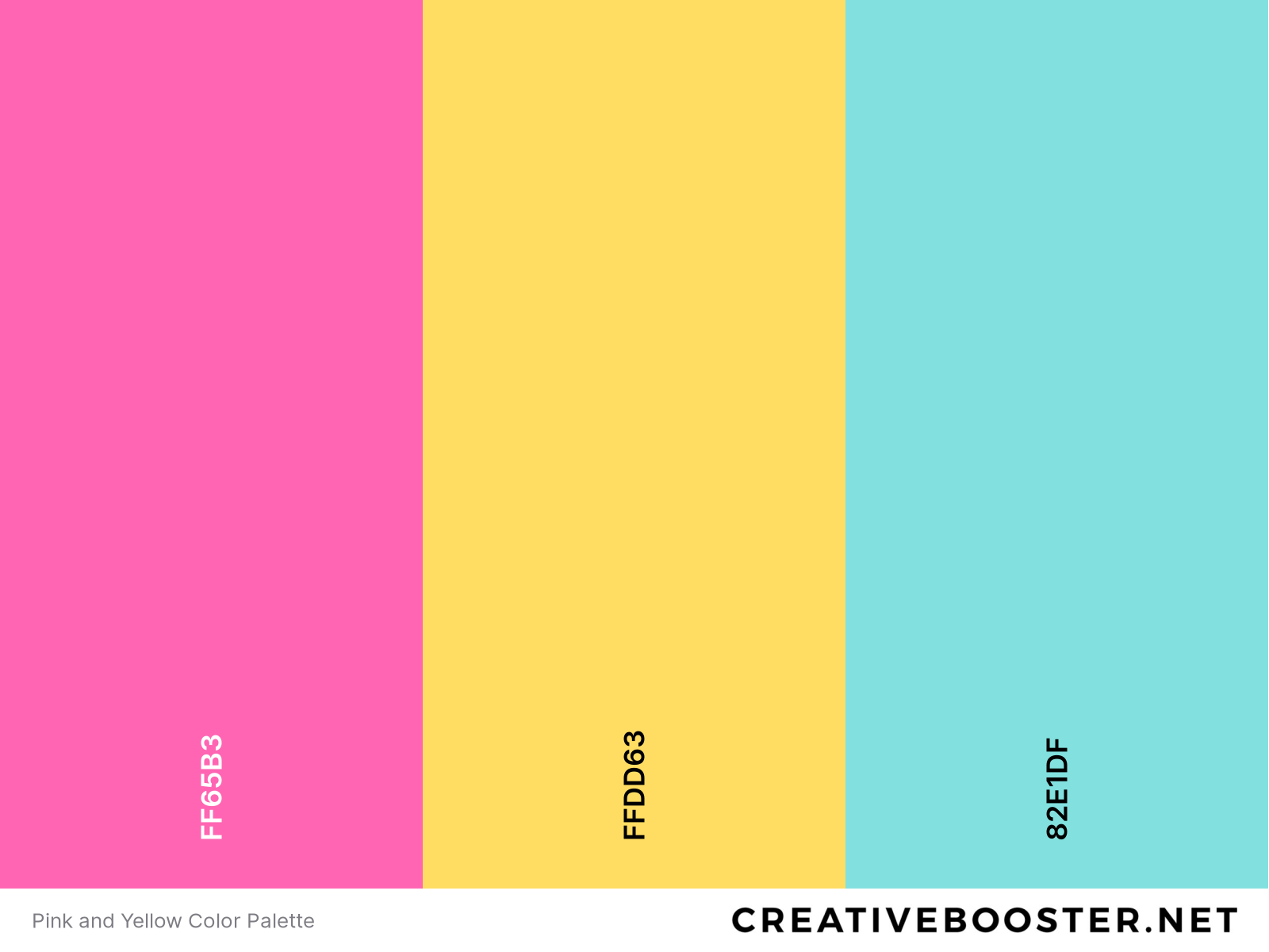 yellow and pink  Color Palette Ideas