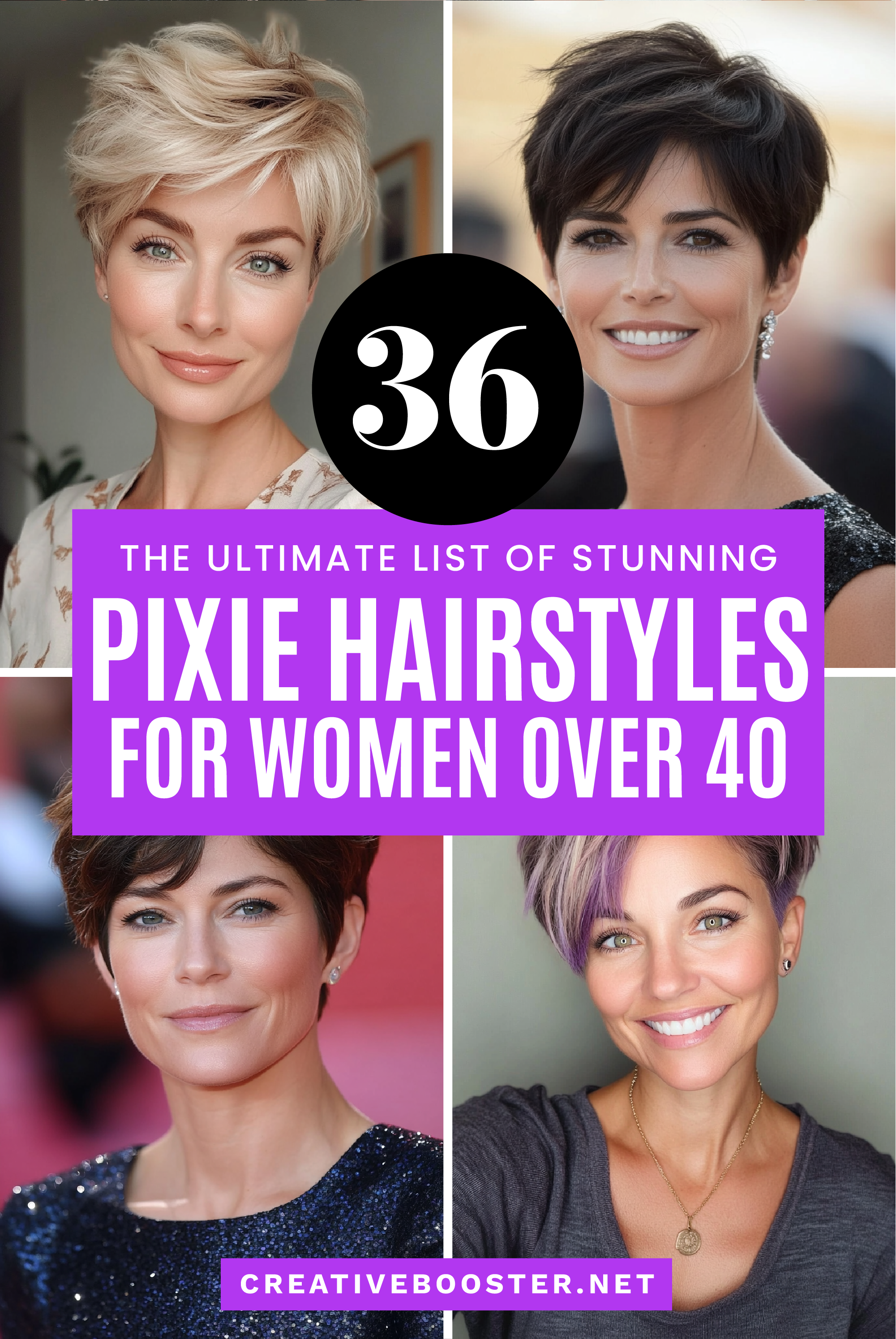 Pixie Hairstyles for Women Over 40 Tall 4