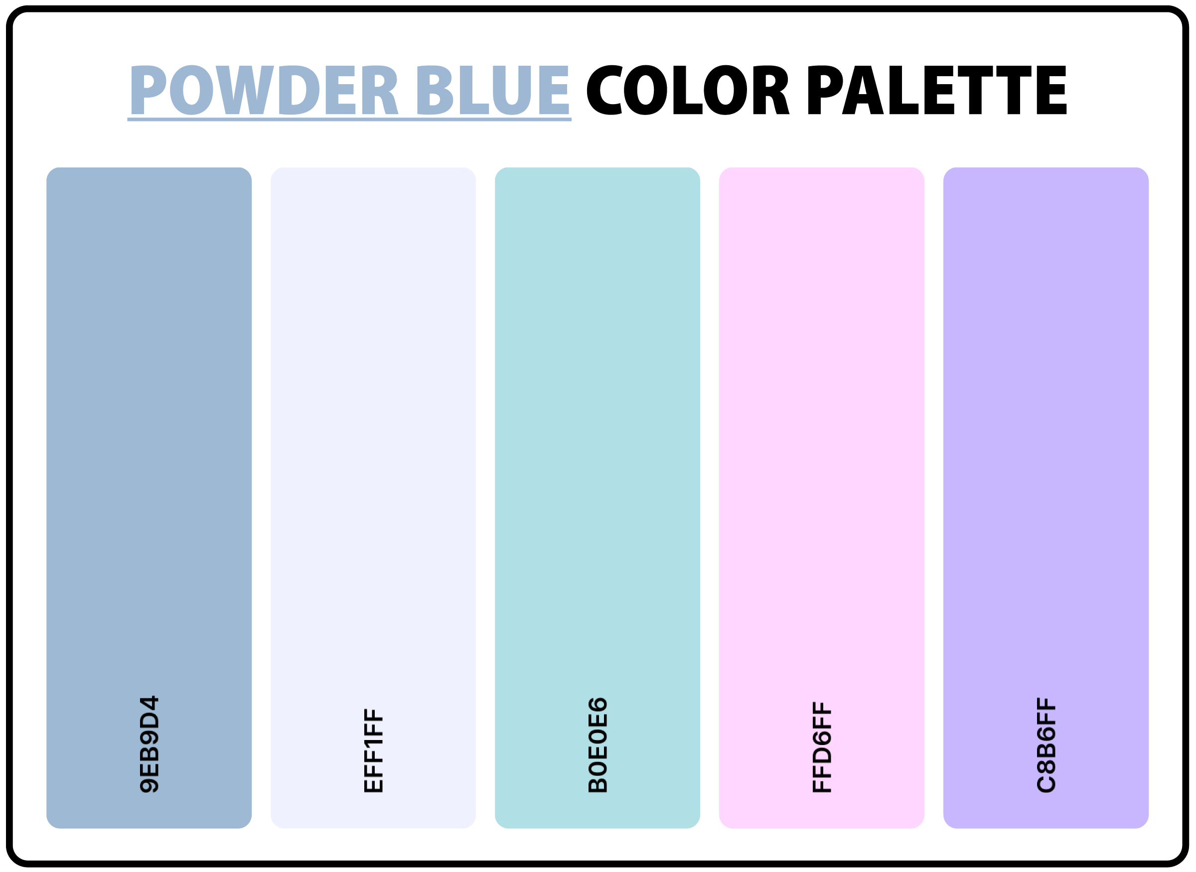 All About Color Powder Blue (Codes, Meaning and Pairings) – CreativeBooster