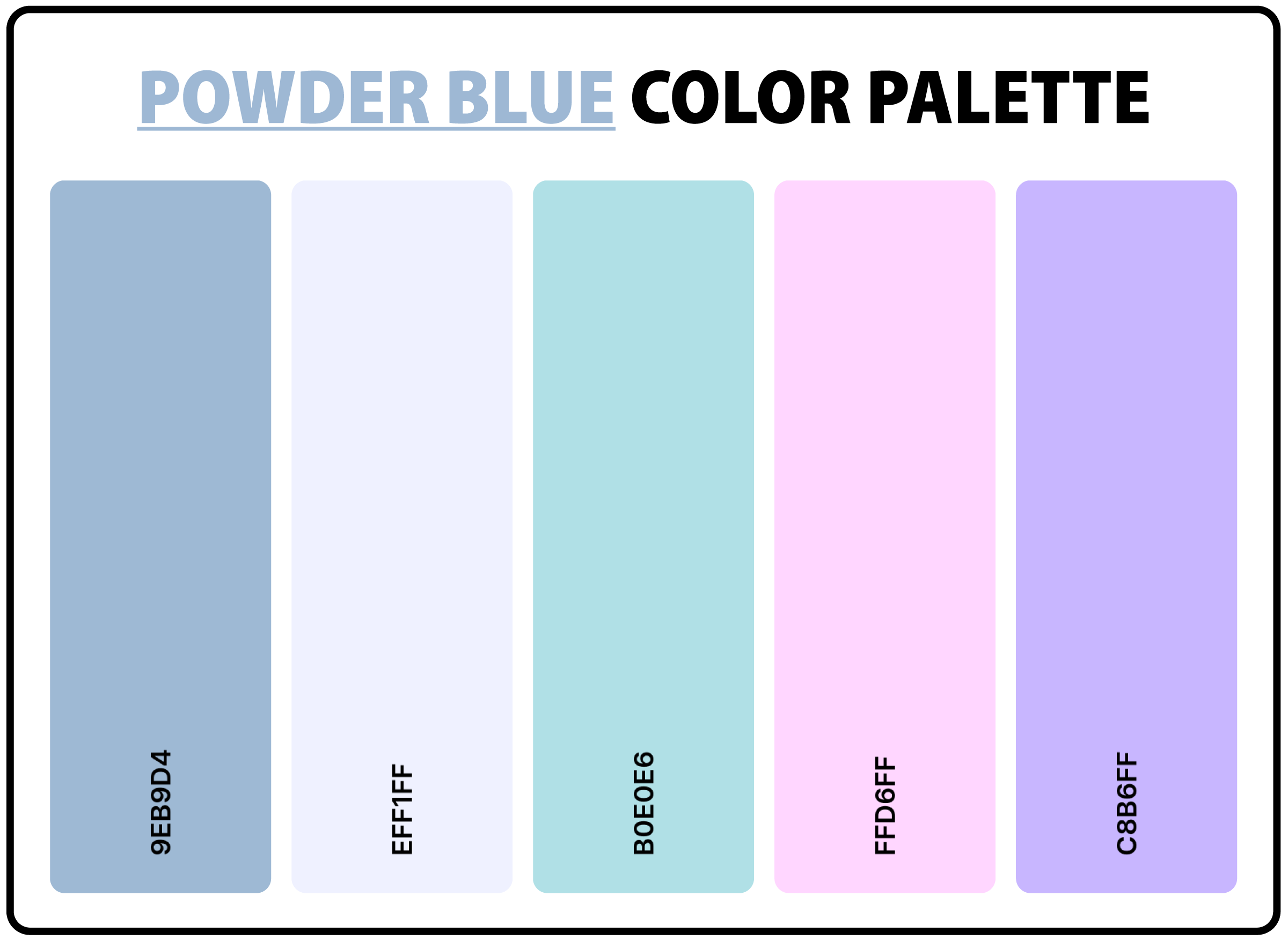 Powder-Blue-Color-Palette-with-Hex-Codes