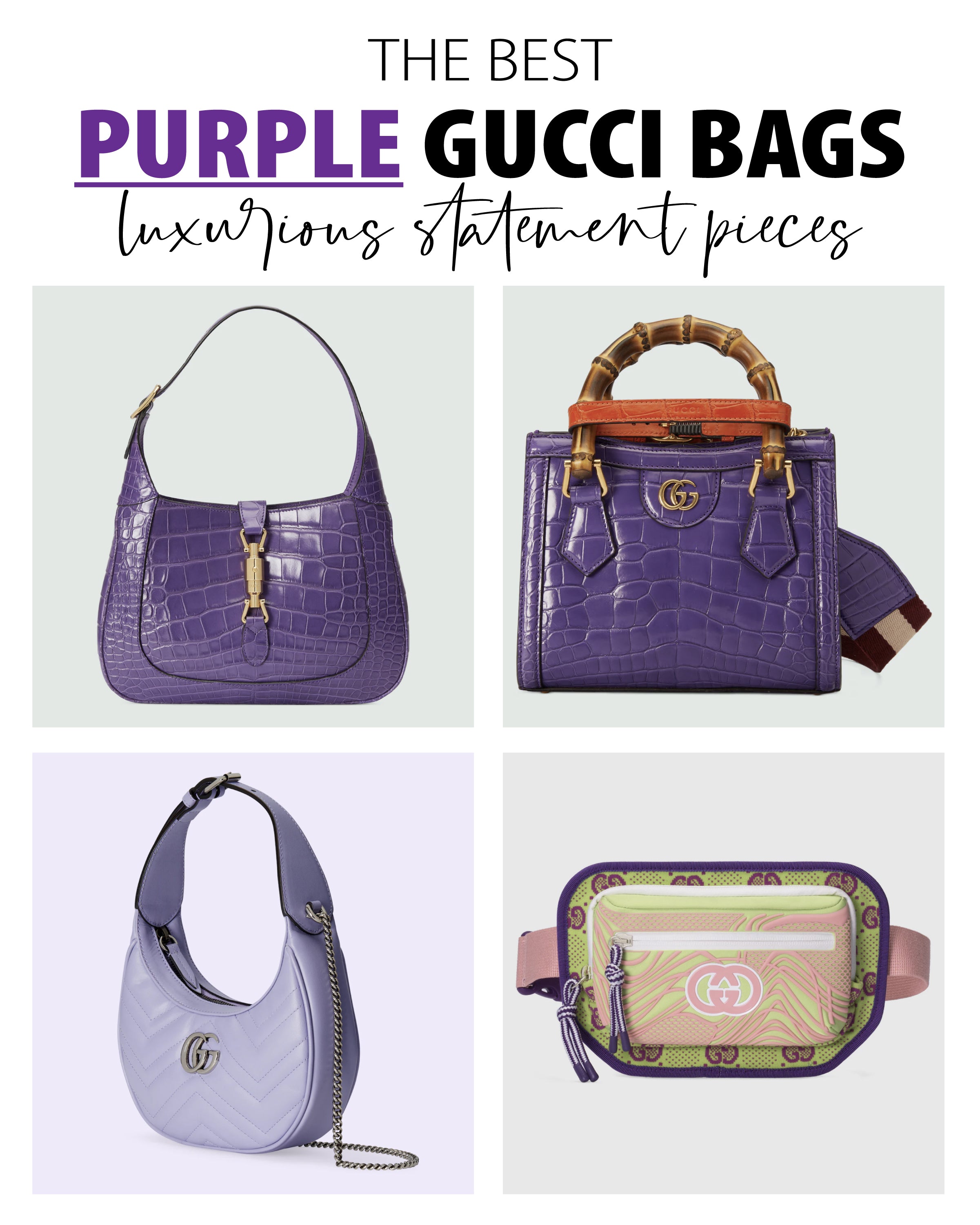 Top 4 Purple Gucci Bags to Buy In 2023 – CreativeBooster