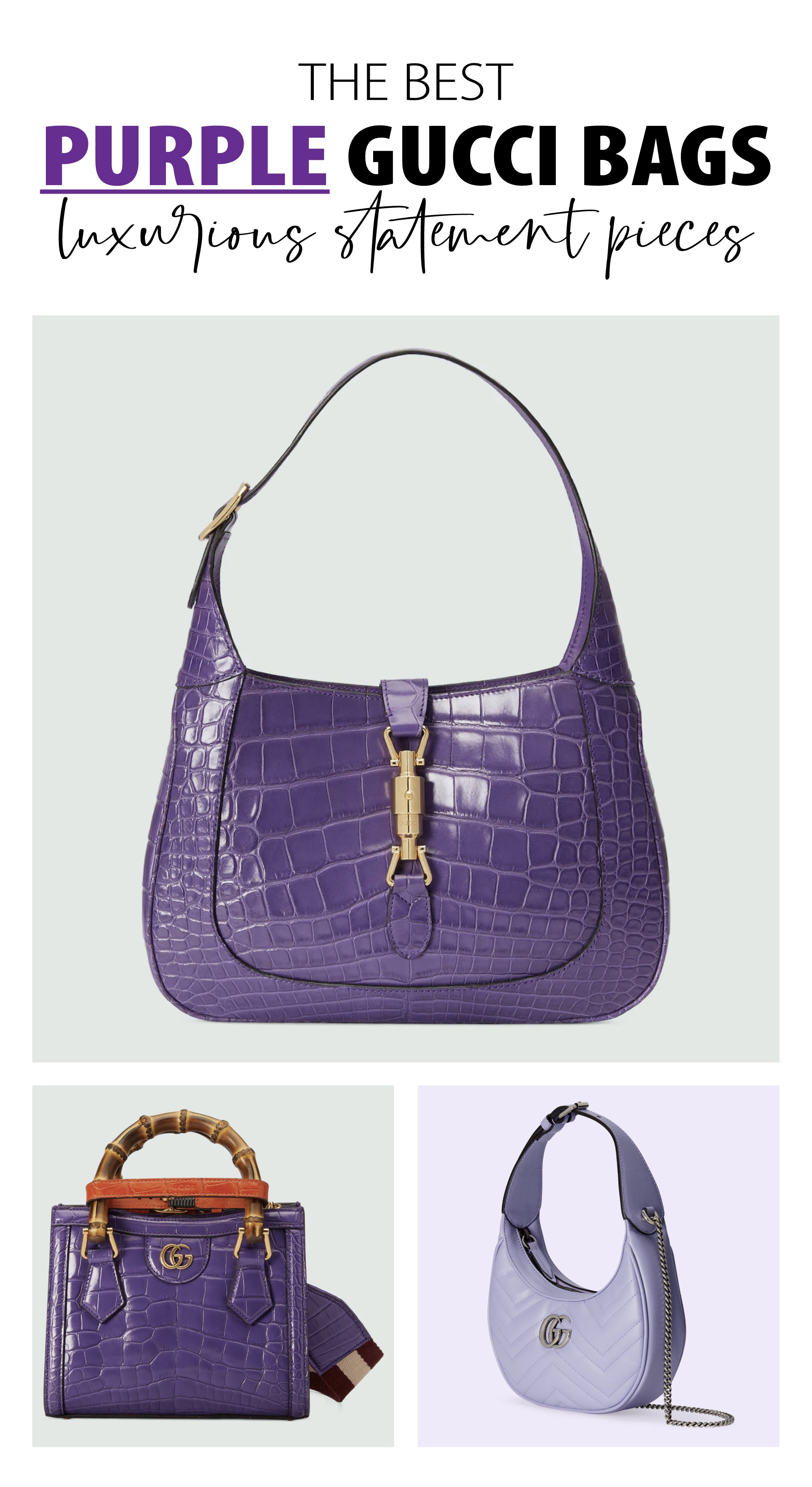 Top 4 Purple Gucci Bags to Buy In 2023 – CreativeBooster