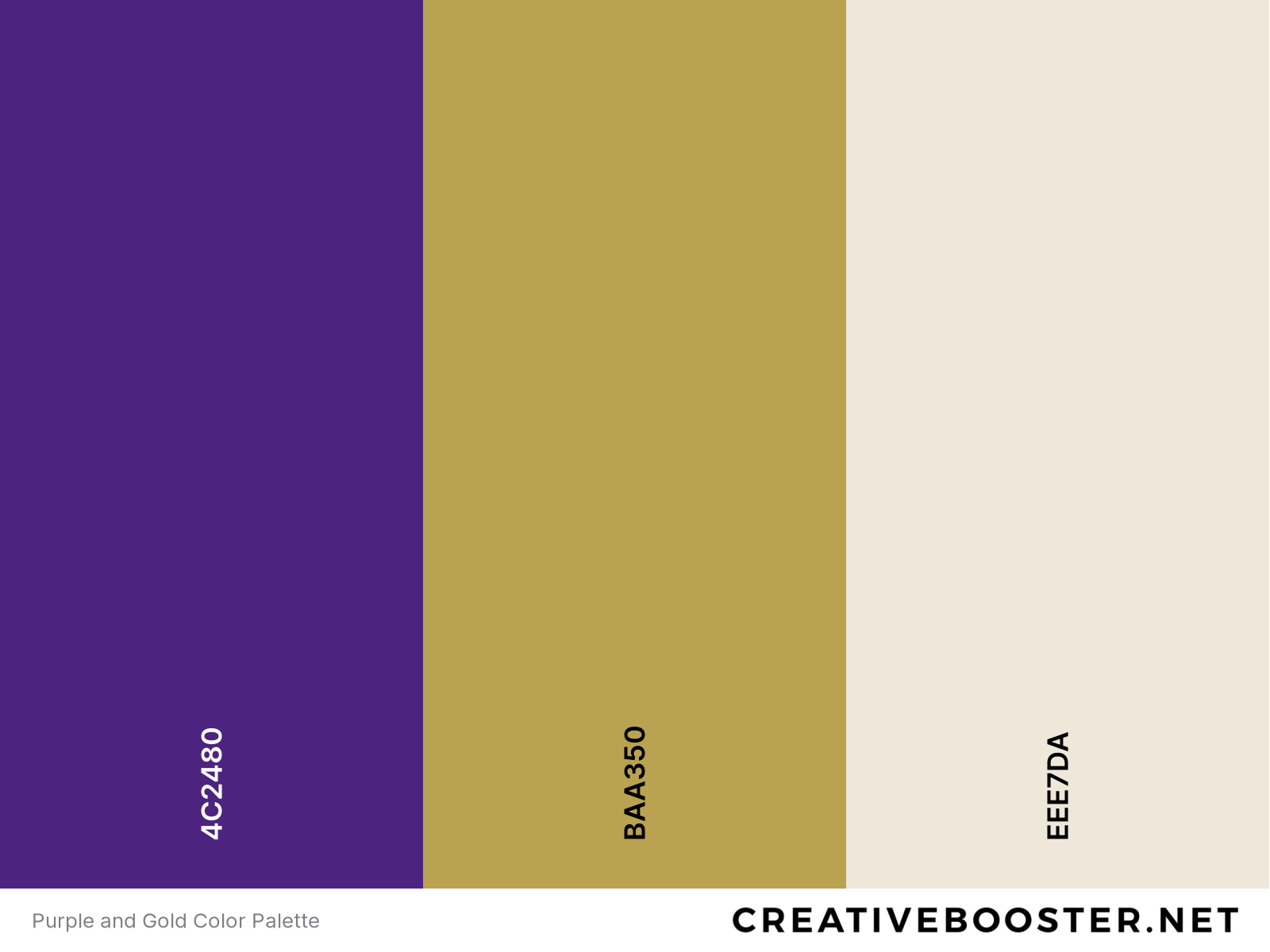 Purple and Gold Color Palette