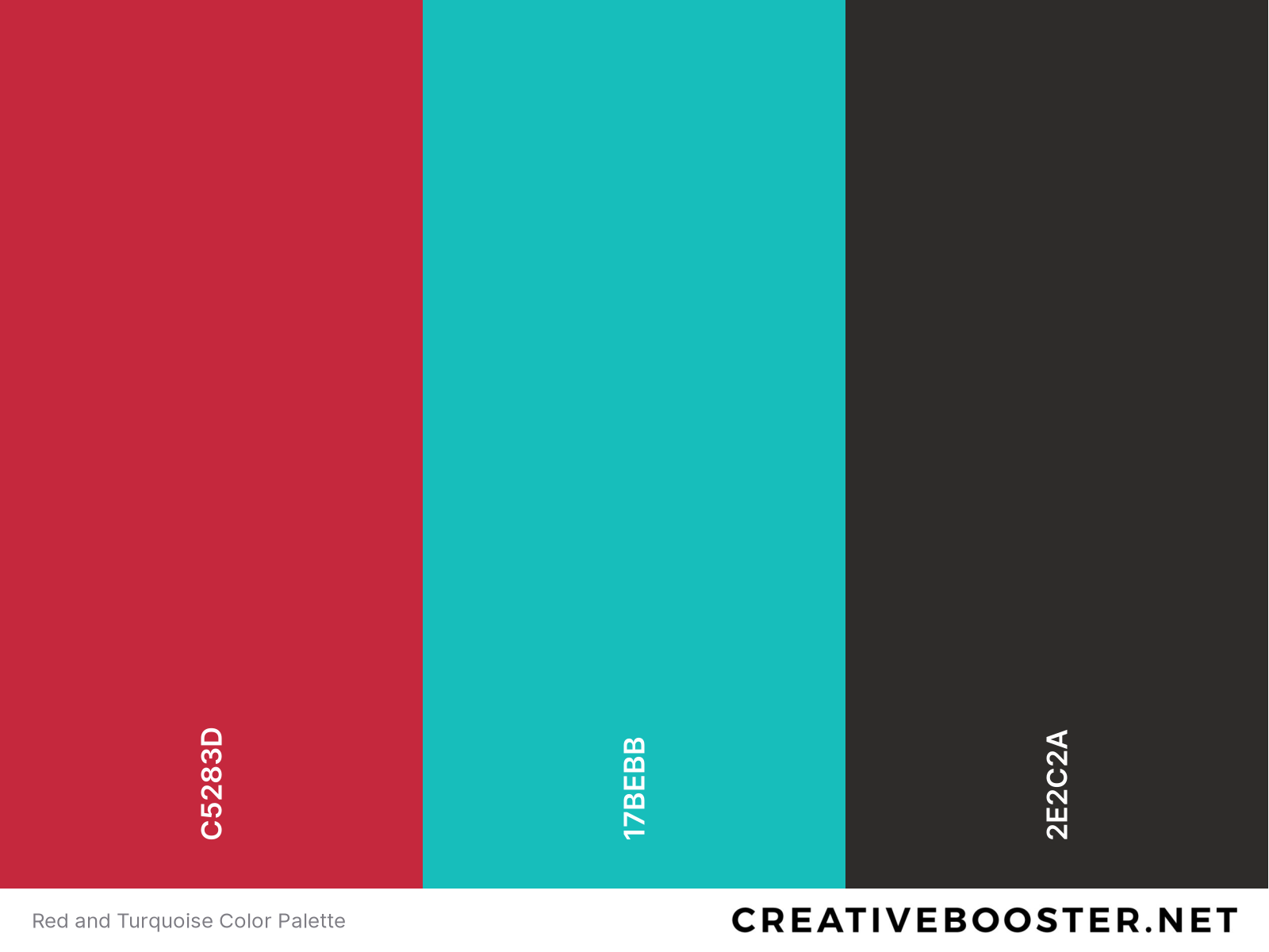 Red and Turquoise Color Palette