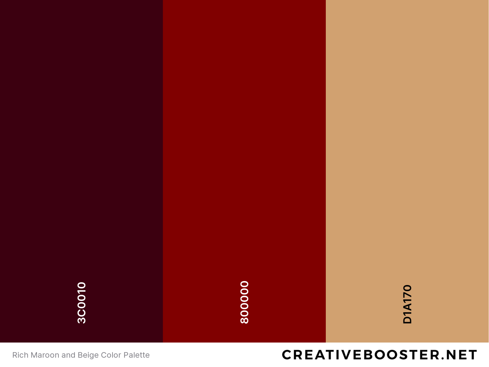 Rich Maroon and Beige Color Palette