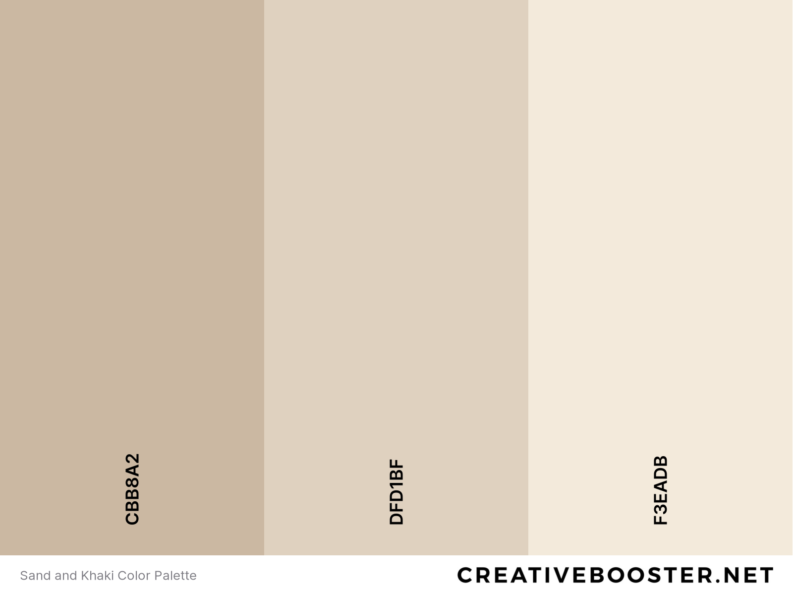 Sand and Khaki Color Palette