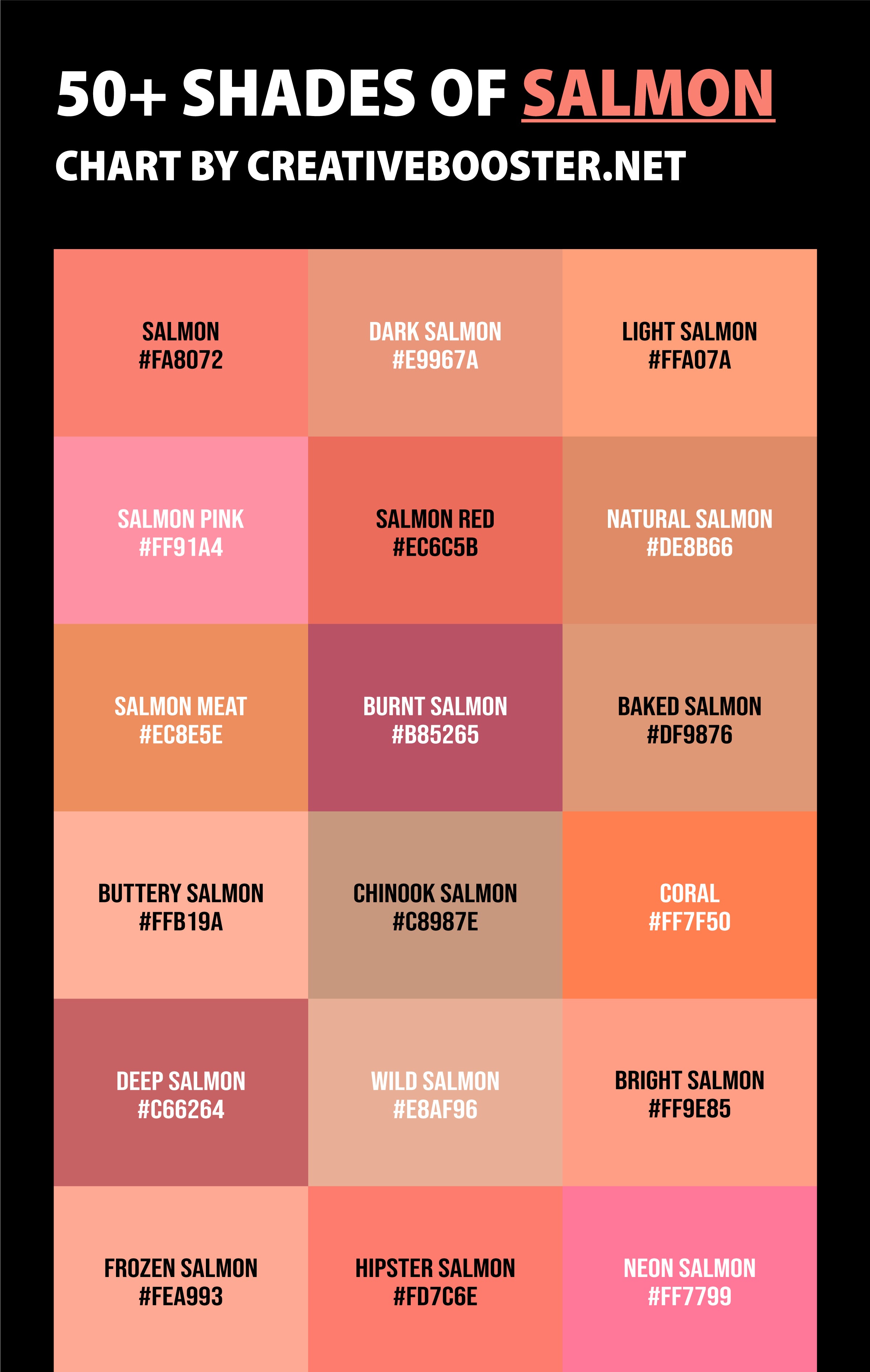 Shades-of-Salmon-Color-chart-with-names-and-hex-codes-Pinterest-tall