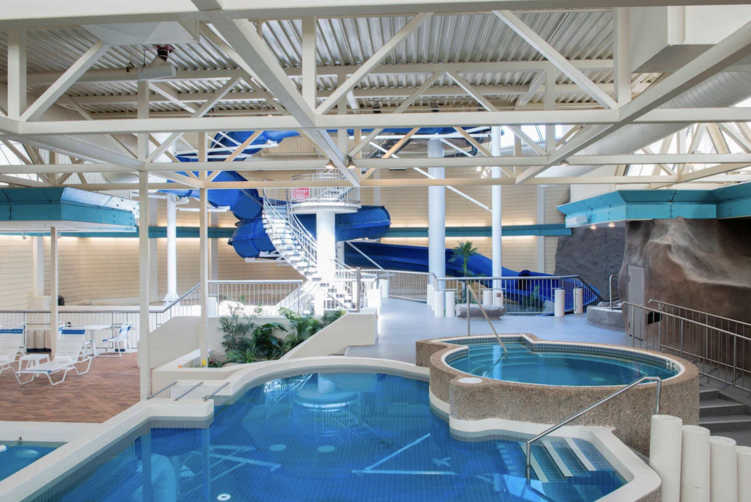 Sheraton Cavalier Saskatoon Hotel - Image from the Hotel Pool with Waterslide