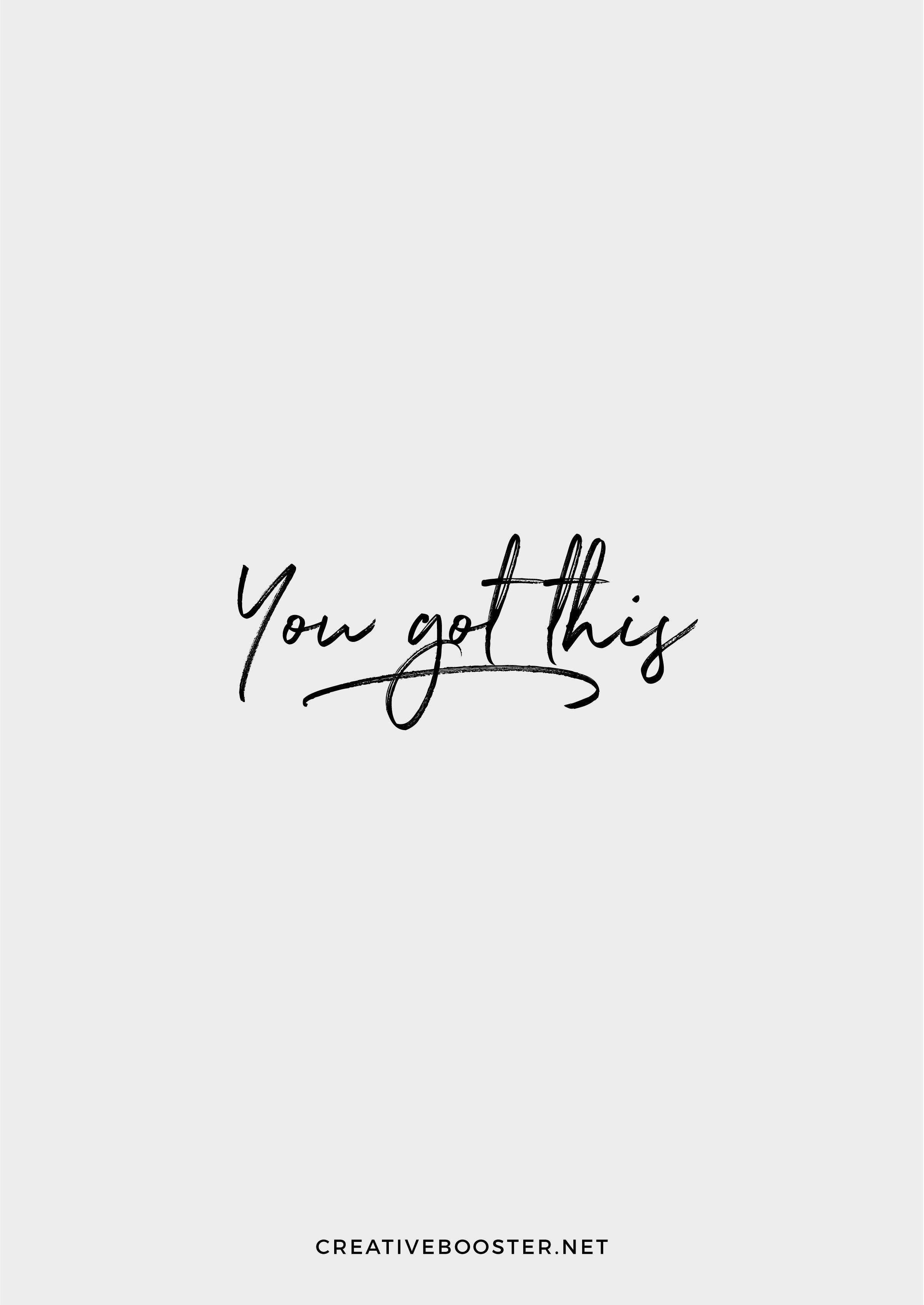 Short-You-Got-This-Quotes-with-Art-Print-Text-"You got this!" (Quote Art Print)