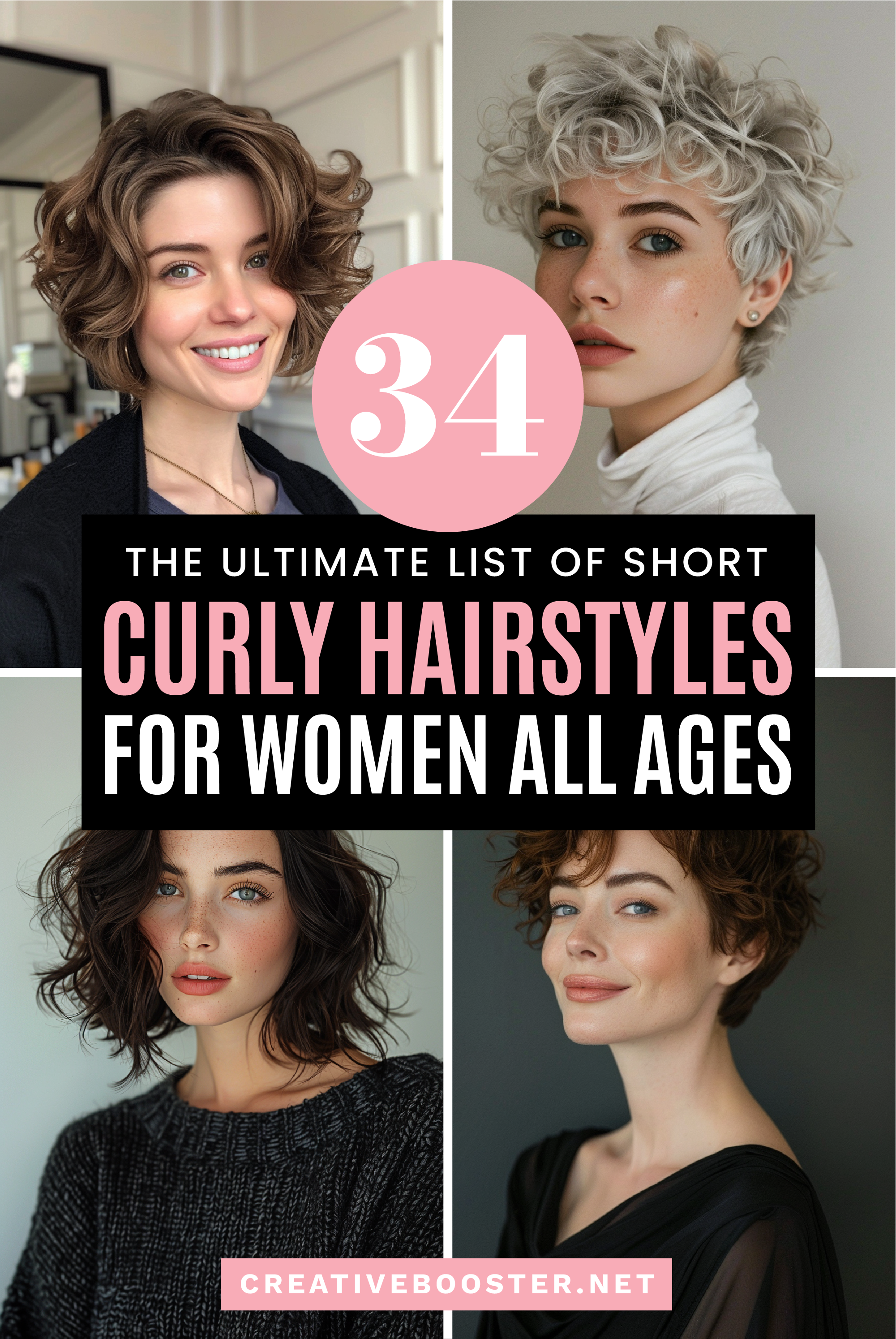 Short Curly Hairstyles for Women Tall 4