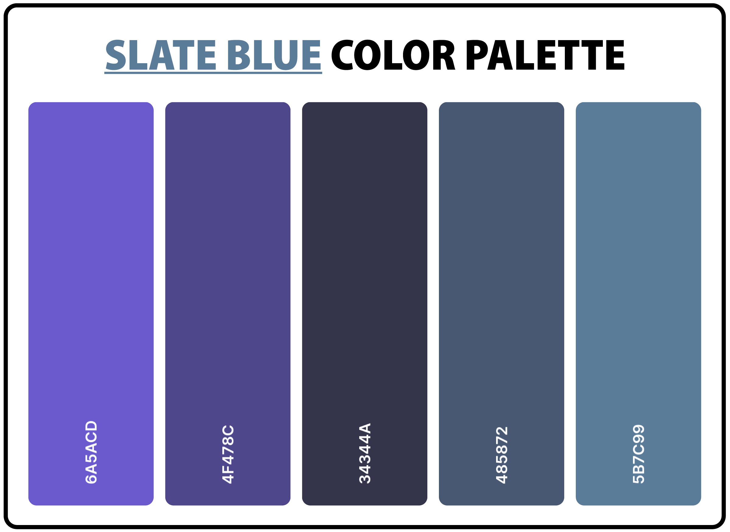 Slate Blue: The Color Palette and its Shades