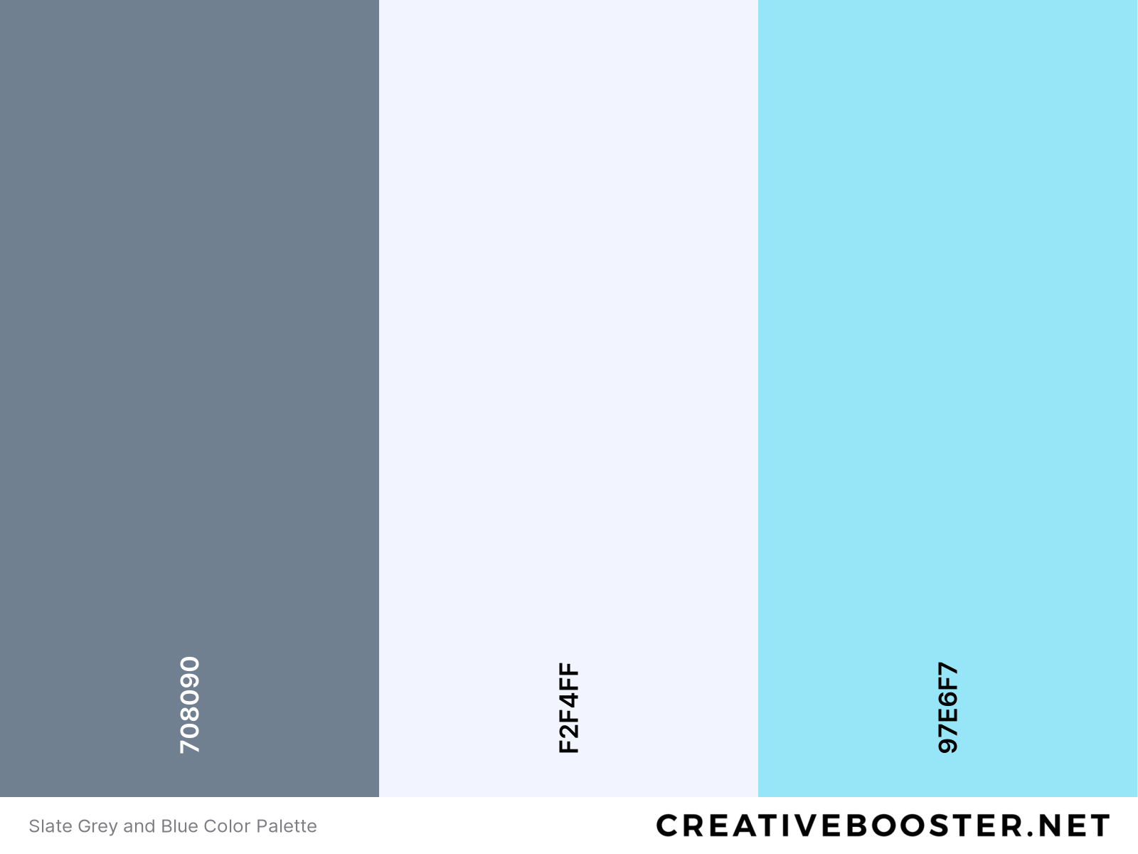 Slate Grey and Blue Color Palette