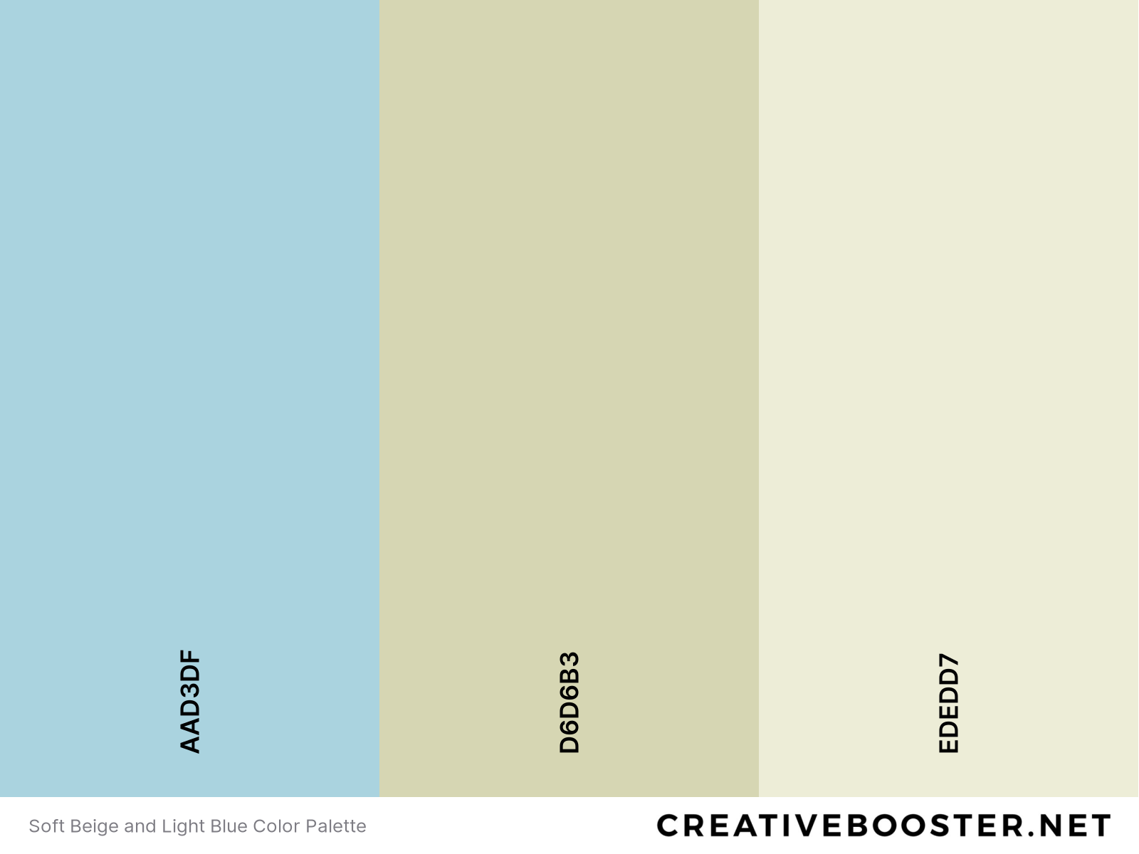 Soft Beige and Light Blue Color Palette