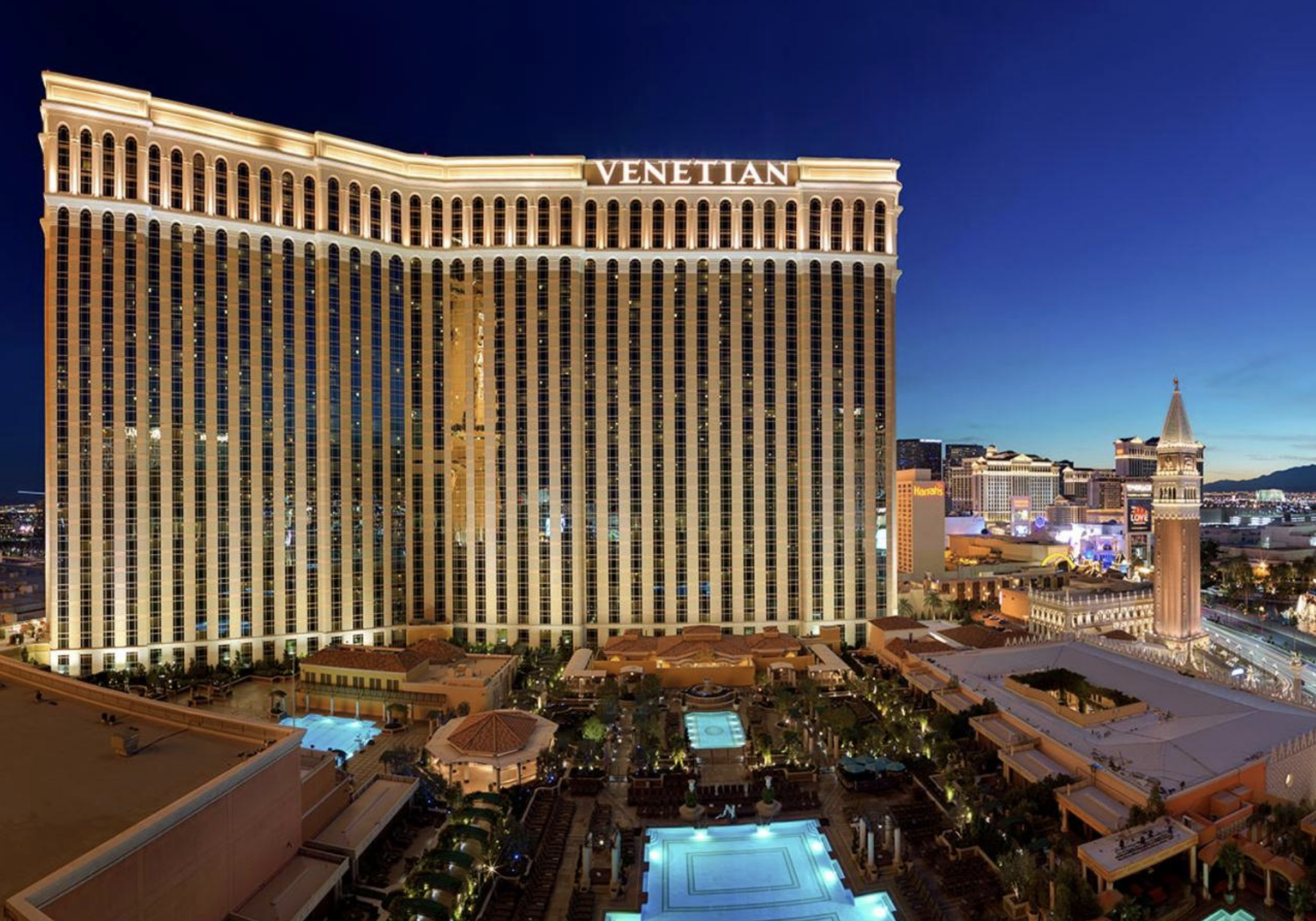 Stay or visit The Venetian Las Vegas