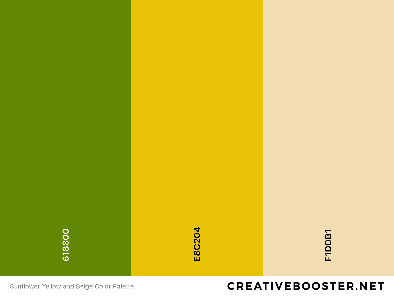 Sunflower Yellow and Beige Color Palette