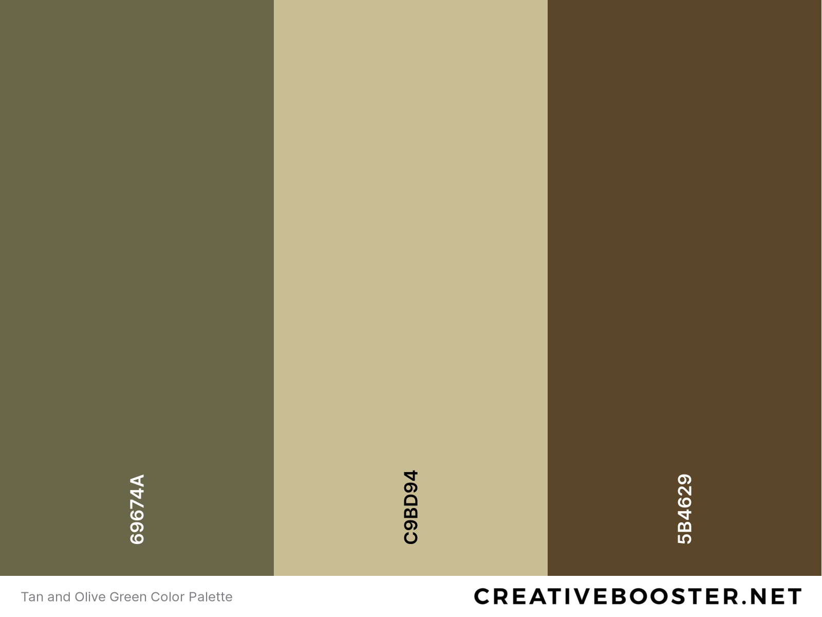 Tan and Olive Green Color Palette