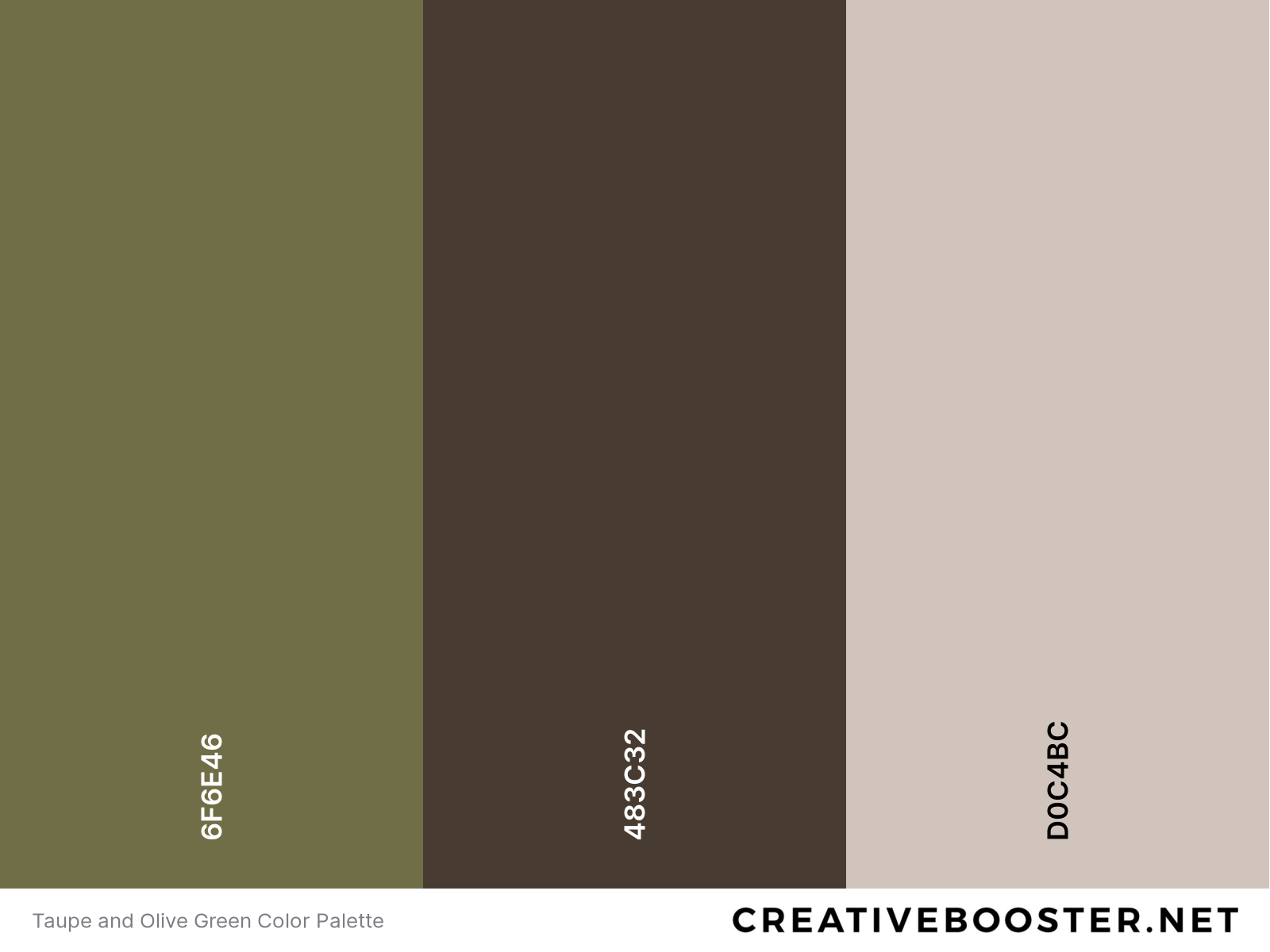Taupe and Olive Green Color Palette