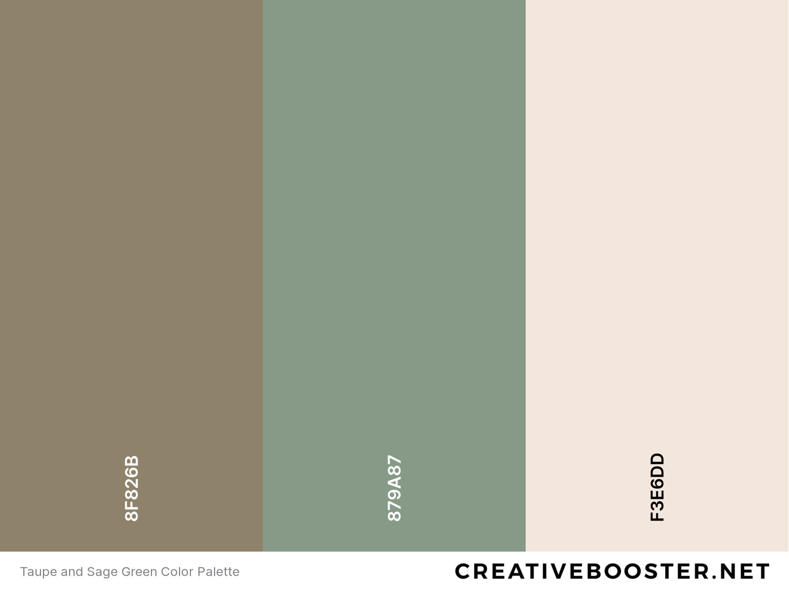 Taupe and Sage Green Color Palette