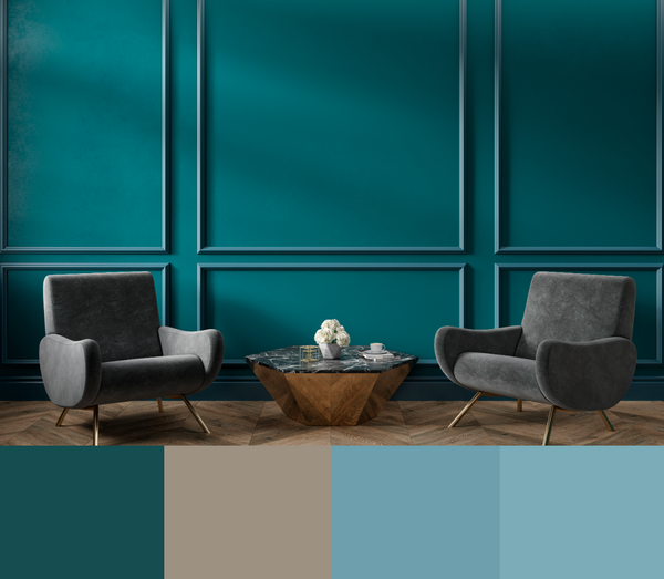 Teal color palette