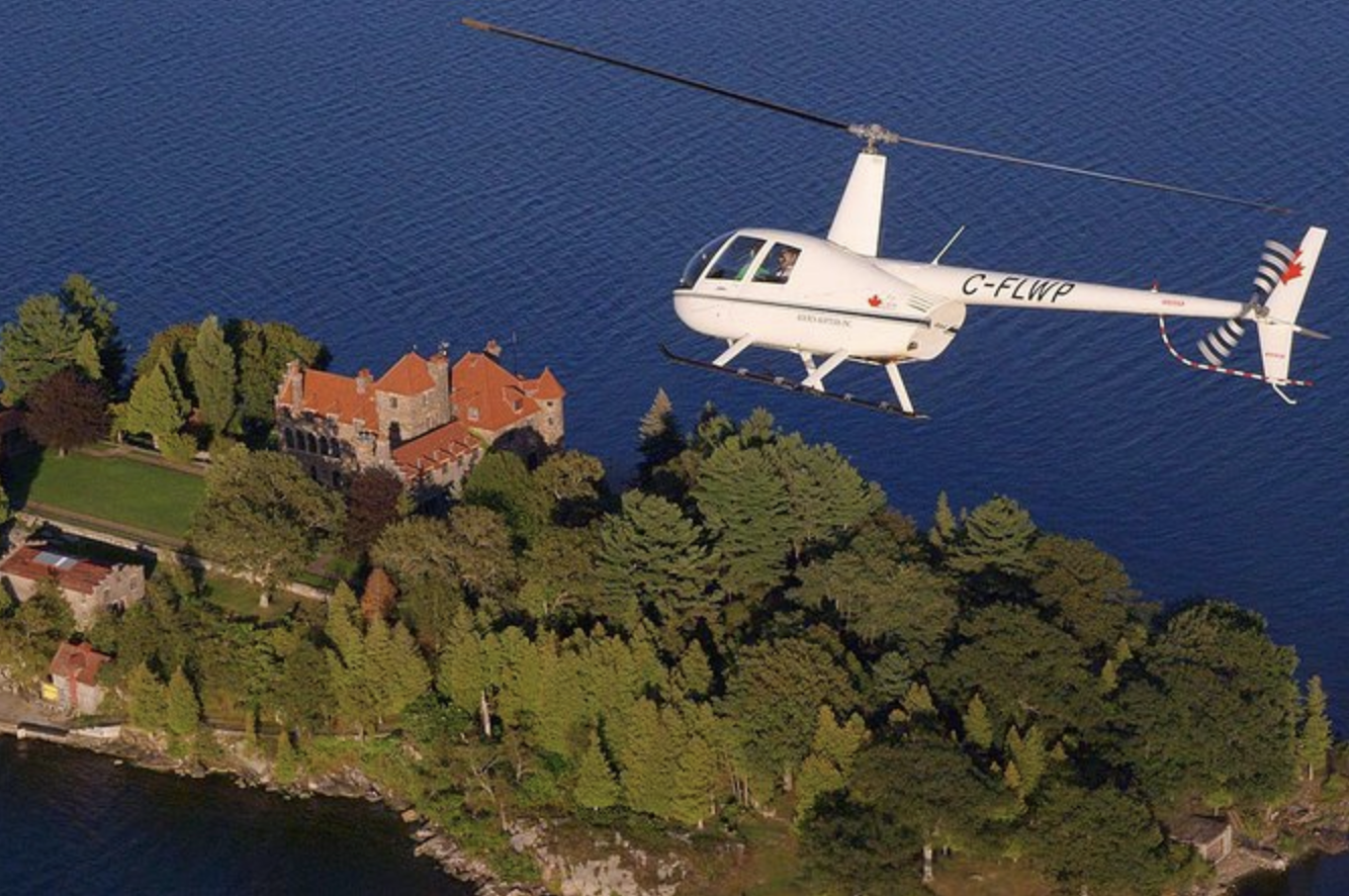 Thousand Islands Two Castle Helicopter Tour