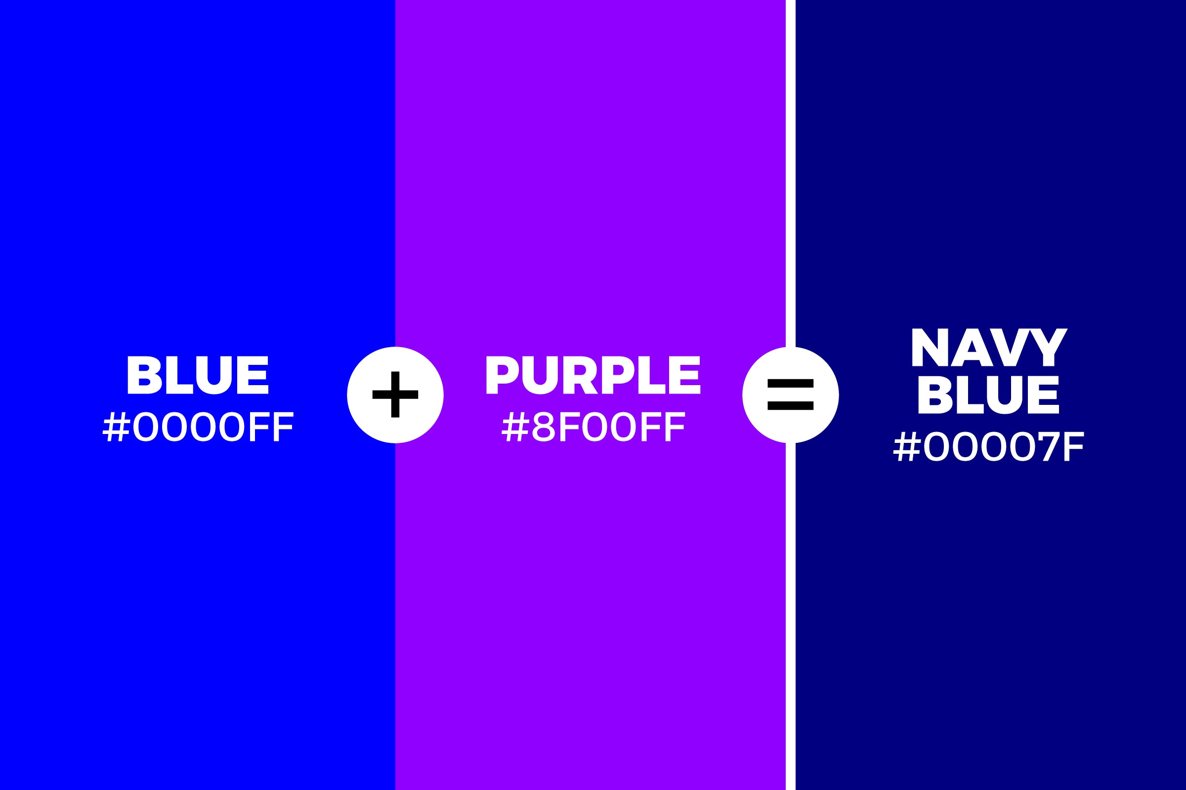 What-Color-Does-Blue-and-Purple-Make-When-Mixed-with-Paint-Subtractive-Color-Model-with-color-names-and-hex-codes